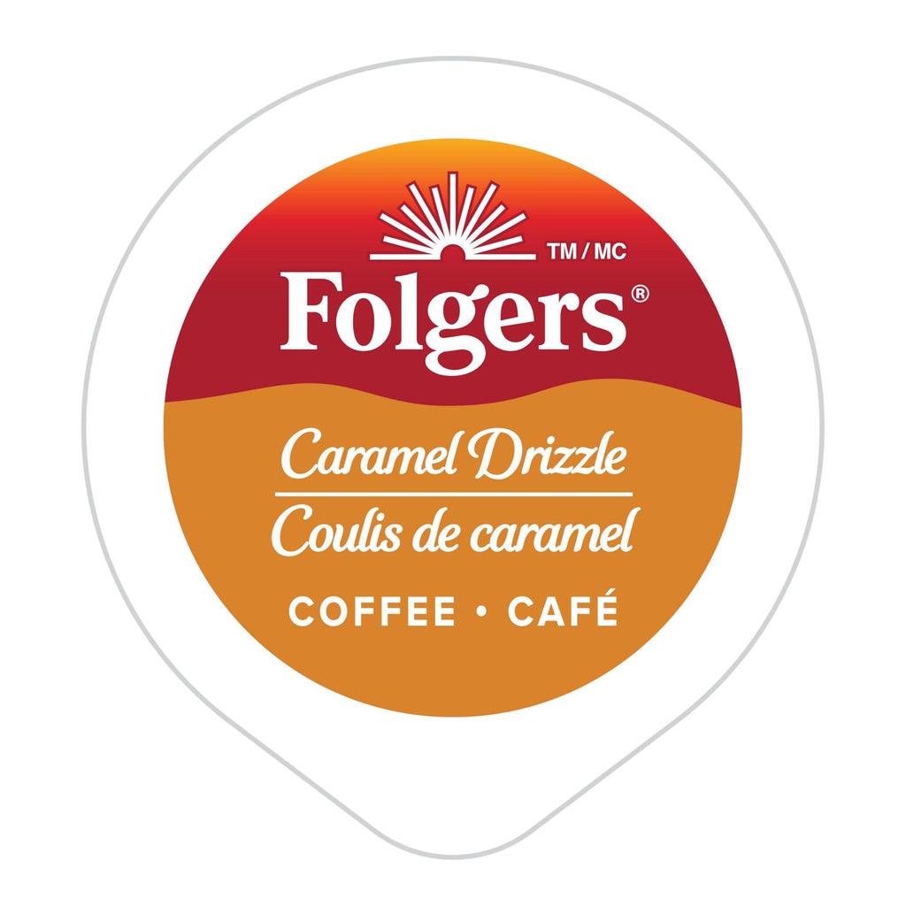 Folgers French Vanilla Artificially Flavored Coffee, Keurig K-Cup pods, 10 Count Box (Pack of 6)