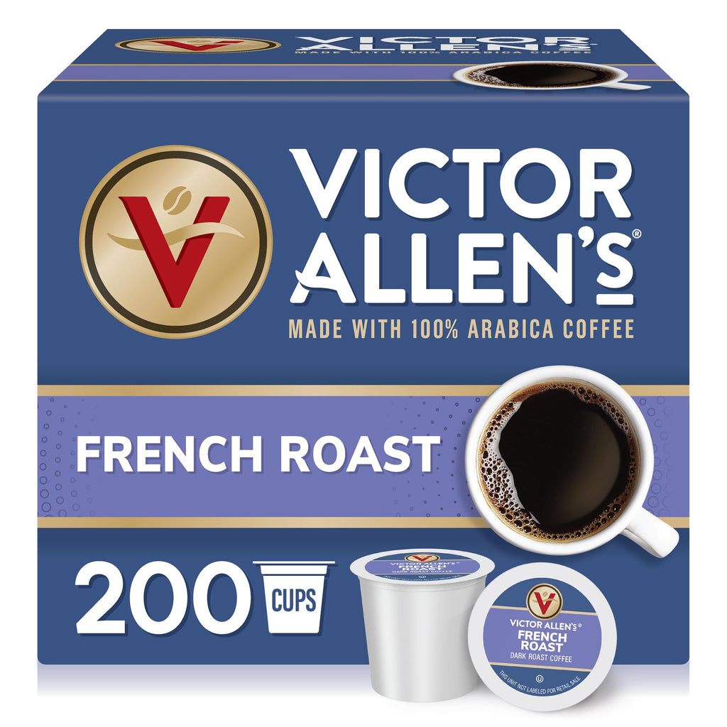 Victor Allen's Coffee Variety Pack (Morning Blend, 100% Colombian, Donut Shop Blend, French Roast), 42 Count, Single Serve Coffee Pods for Keurig K-Cup Brewers