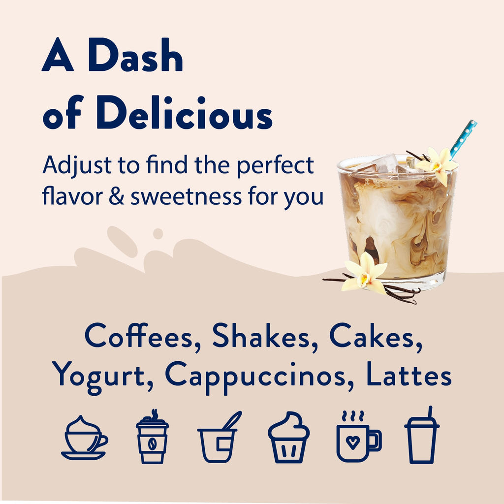 Jordan's Skinny Mixes Sugar Free Coffee Syrup, Cinnamon Dolce Coffee Flavoring Syrup, Naturally Sweetened Zero Calorie Drink Mix, Lattes, Baking or Protein Shake, Dairy & Gluten Free, 12.7 Fl Oz