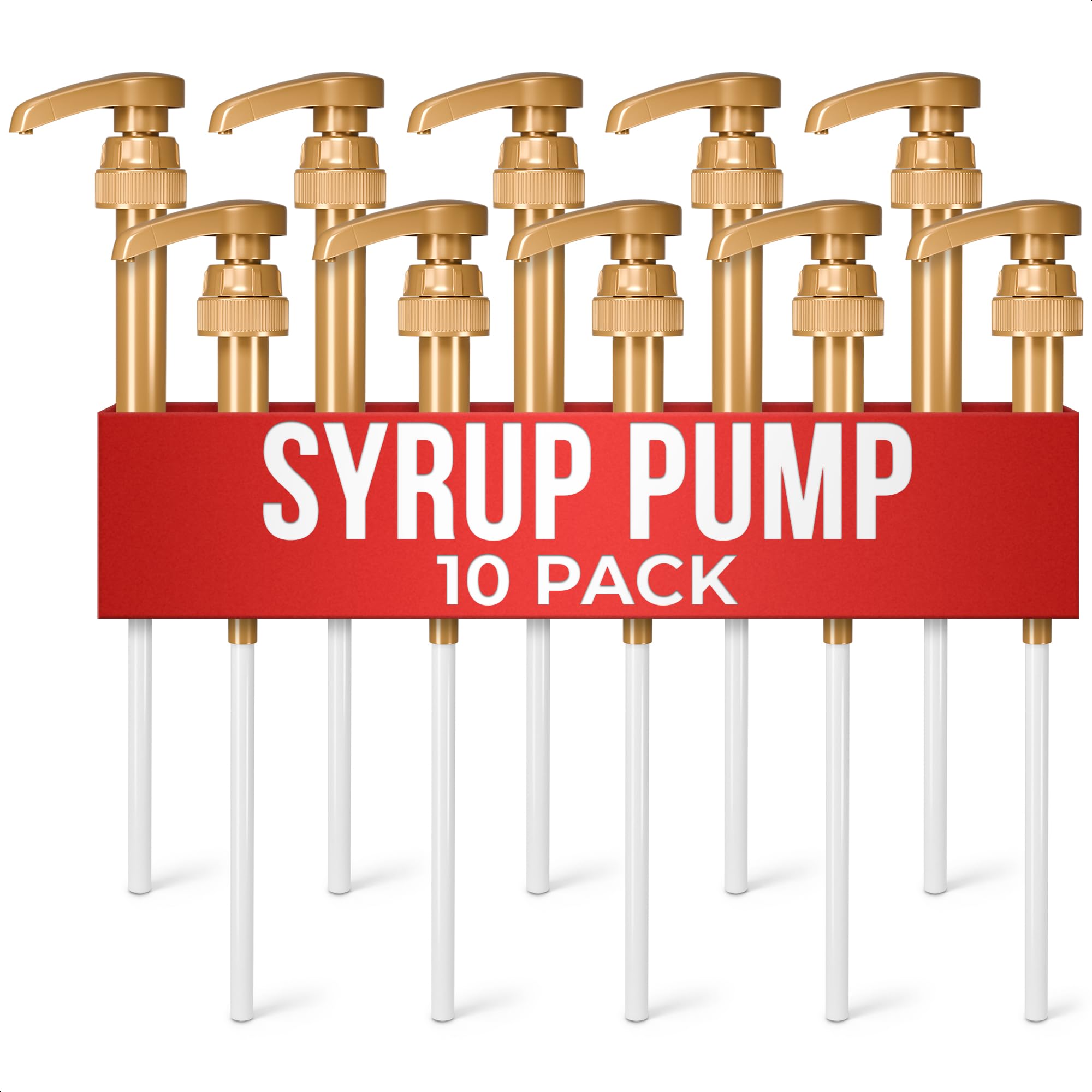 4 Pcs Coffee Syrup Pump Dispenser - Works as Skinny and Torani Syrup Pump - Fits Various 25.4 oz Bottles, Precise Dispensing 0.3oz & Lockable Design, Easy to Use & Clean, Ideal for Liquids