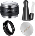 54mm Espresso Accessories Kit – Coffee Distributor & Tamper Leveler, WDT Tool, Dosing Funnel and Puck Screen, Fits Breville 54mm Espresso Machines, Barista Espresso Machine Accessories