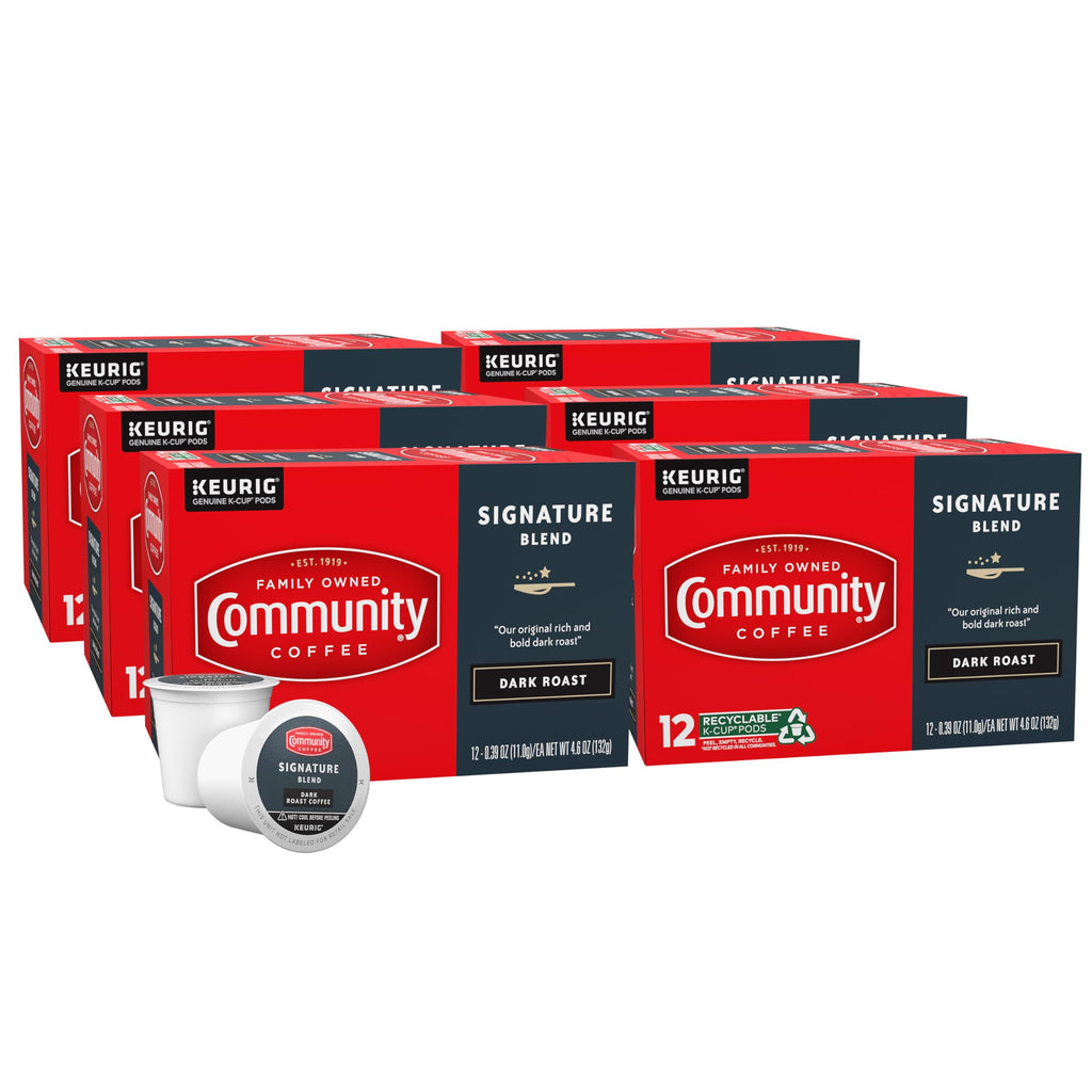 Community Coffee Café Special Medium-Dark Roast Single Serve Keurig K-Cup Pods 32 ct Box