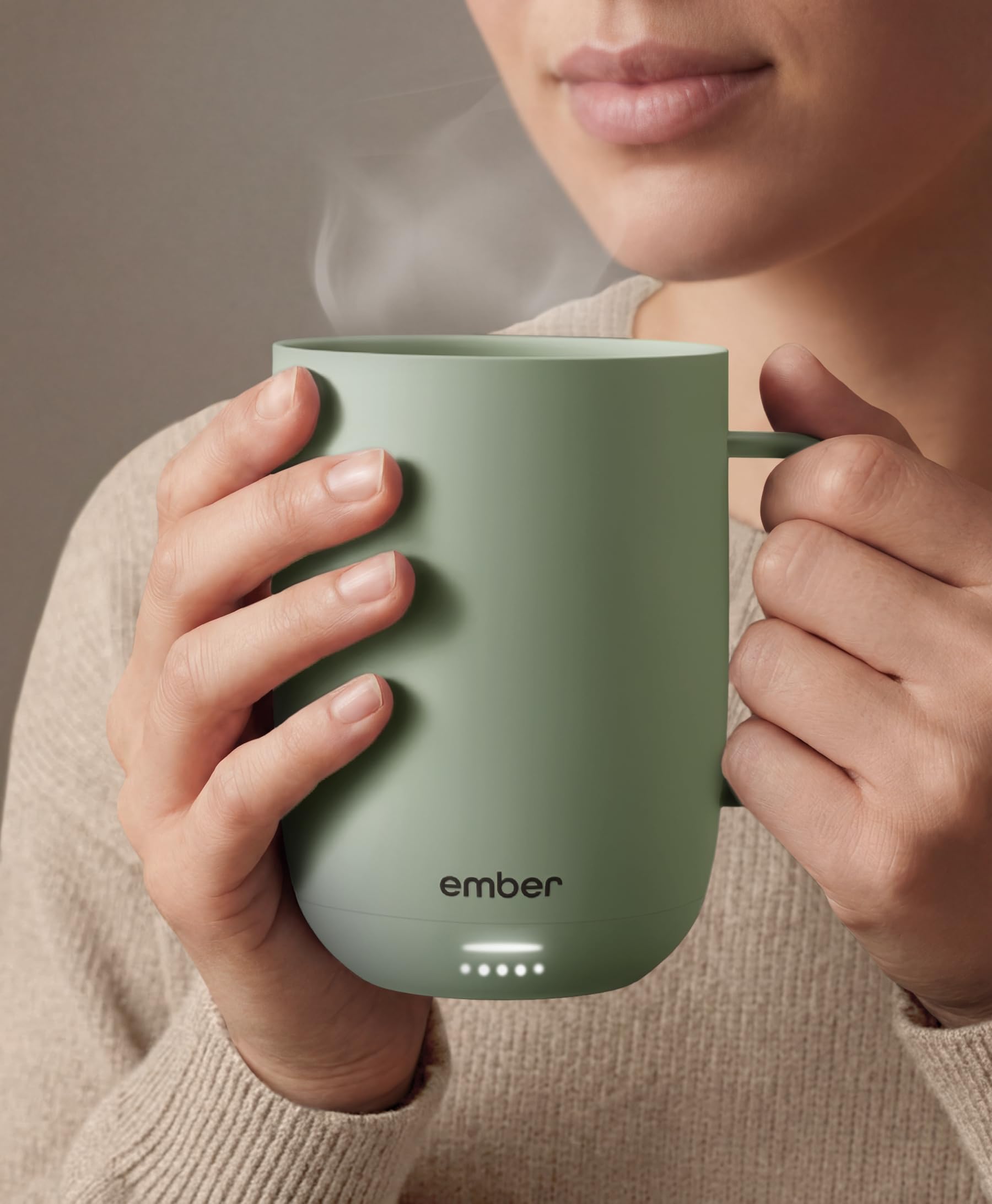Ember Temperature Control Smart Mug 2, 14 Oz, App-Controlled Heated Coffee Mug with 80 Min Battery Life and Improved Design, Black