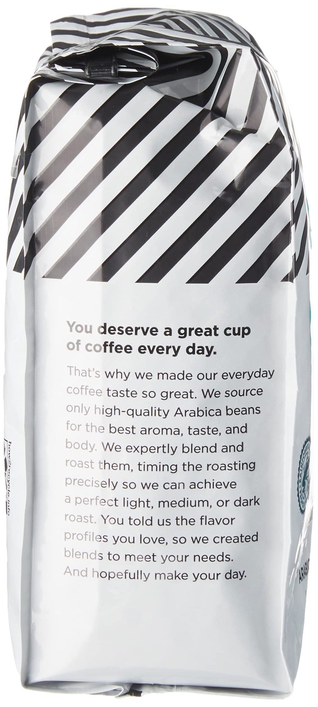 Amazon Fresh Colombia Whole Bean Coffee, Medium Roast, 12 Ounce