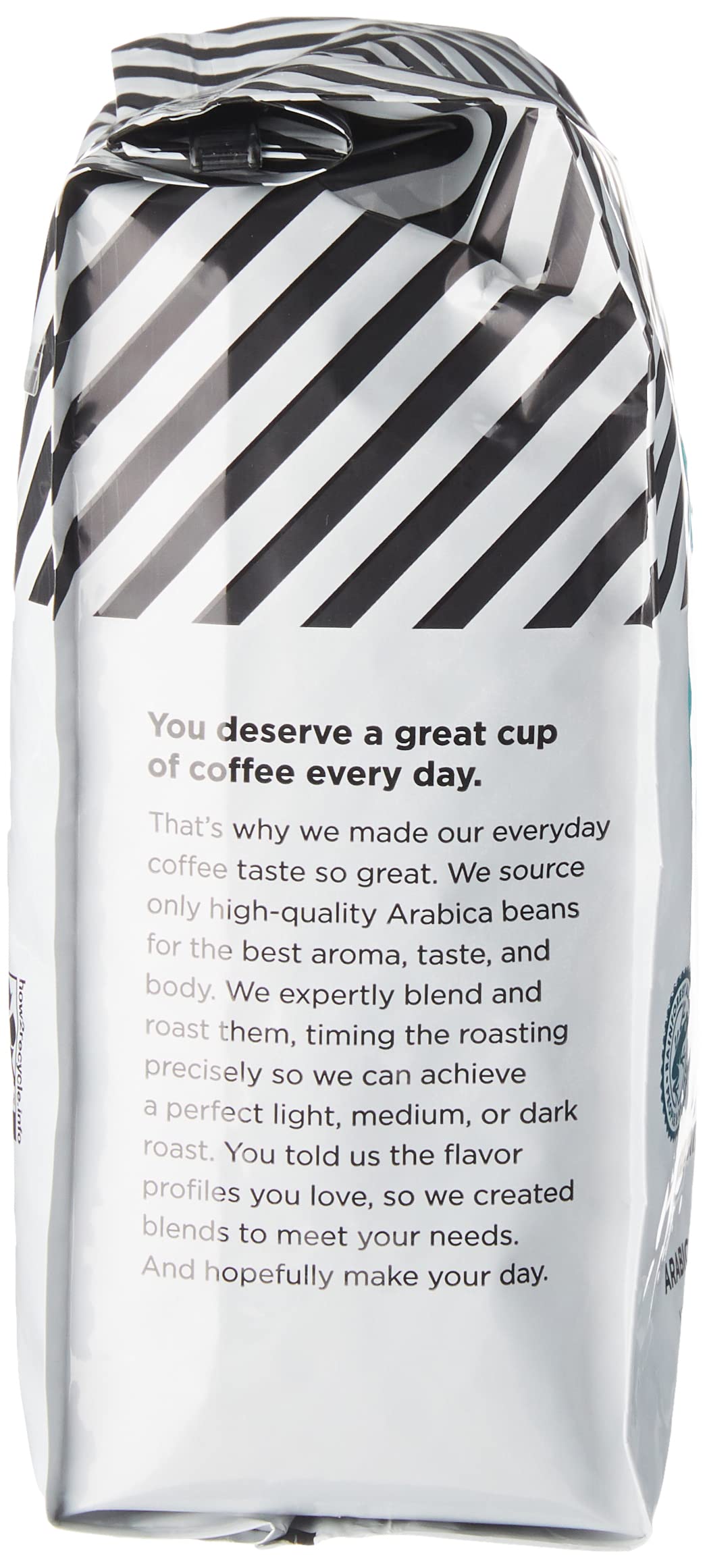 Amazon Fresh Colombia Whole Bean Coffee, Medium Roast, 12 Ounce