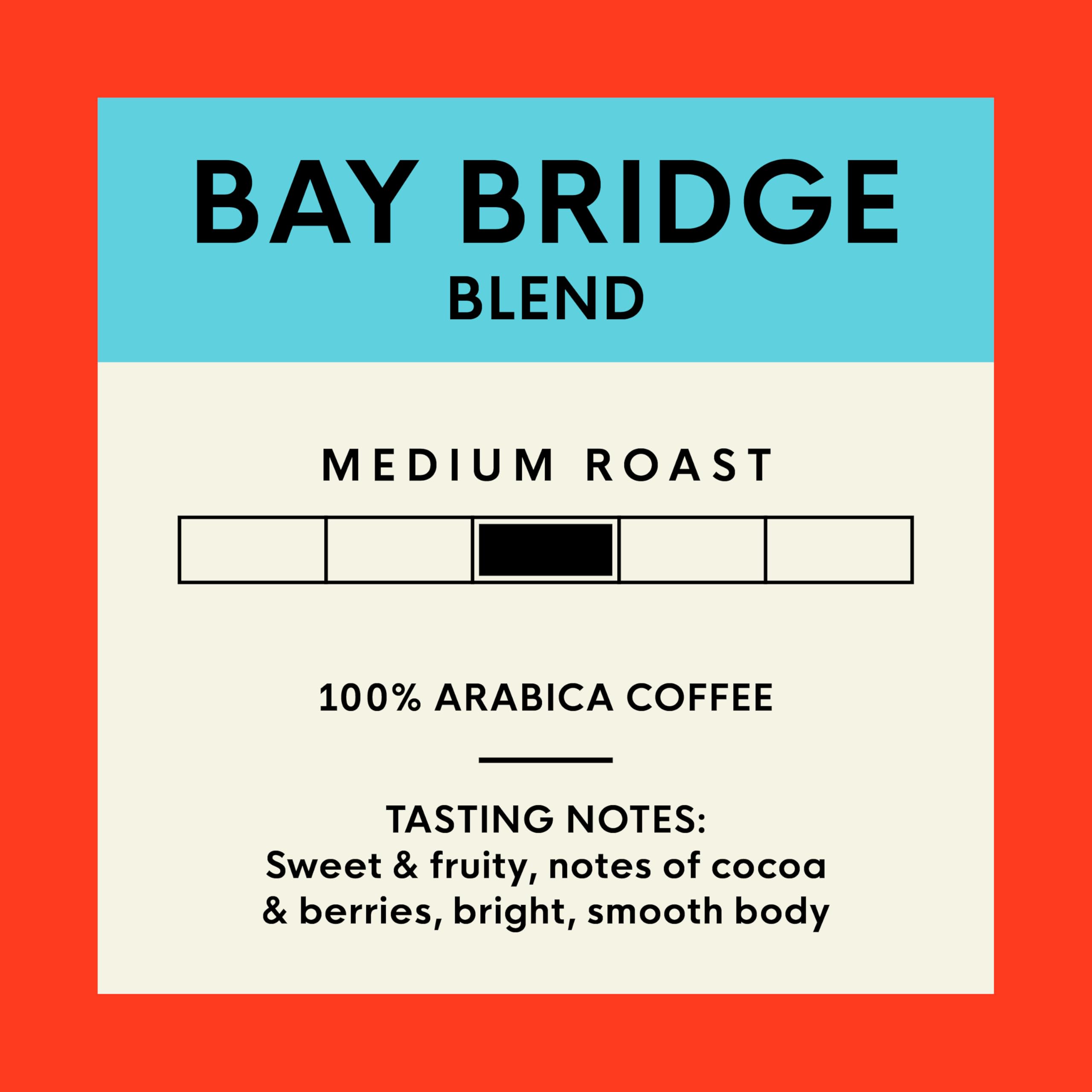 San Francisco Bay Coffee - Medium-Dark Roast Whole Bean Coffee - Fog Chaser (2 lb bag)