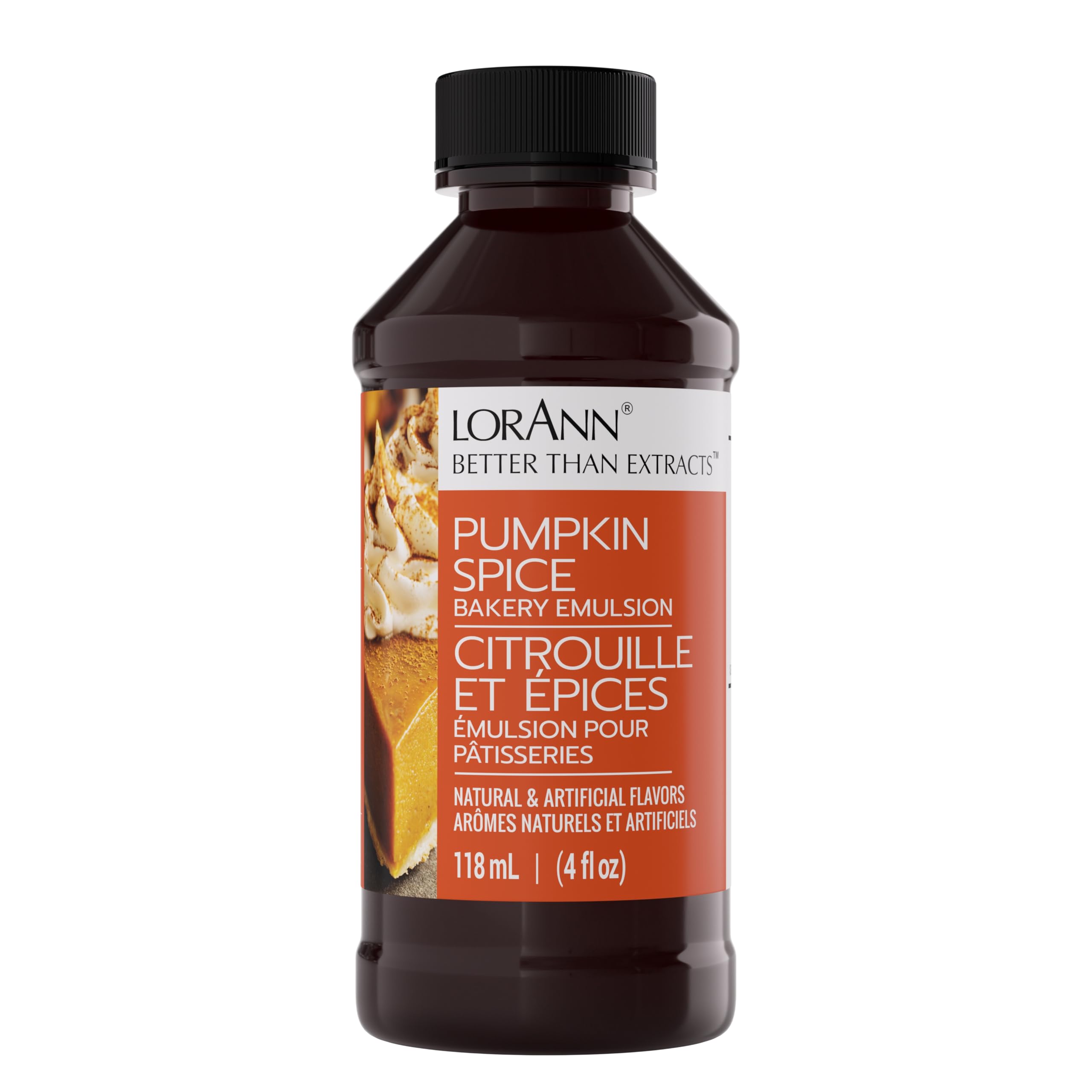 LorAnn Oils Coffee Bakery Emulsion: True Essence, Ideal for Boosting Fruit Tones in Cakes, Cookies & Desserts, Gluten-Free, Keto-Friendly, Extract Substitute Essential for Your Kitchen, 4 Oz