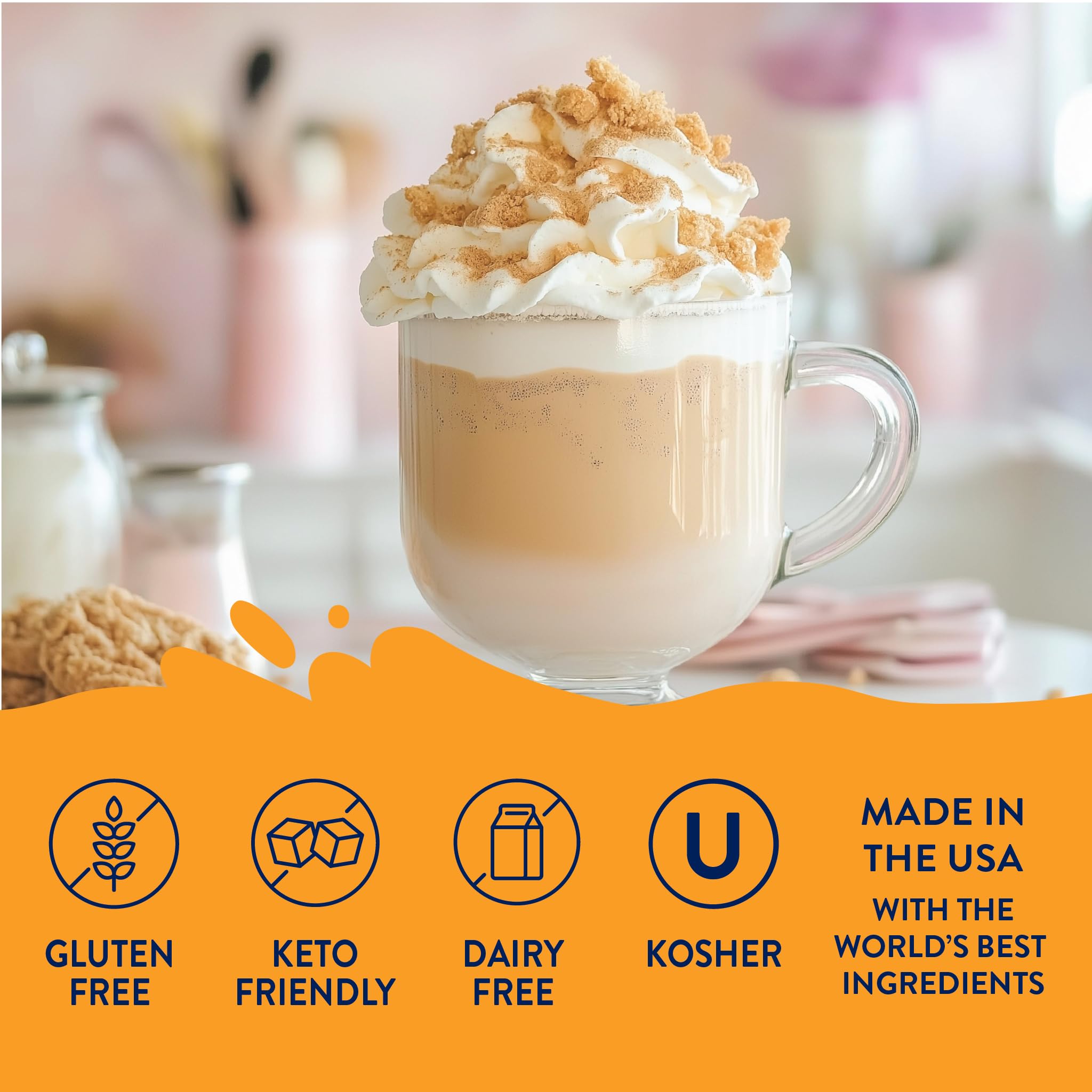 Jordan's Skinny Mixes Sugar Free Coffee Syrup, Holiday Fall Syrup Trio Coffee Flavoring Syrup, Zero Calorie Drink Mix for Lattes, Baking, Protein Shake, Dairy & Gluten Free, Kosher,12.7 Fl Oz, 3 Pack