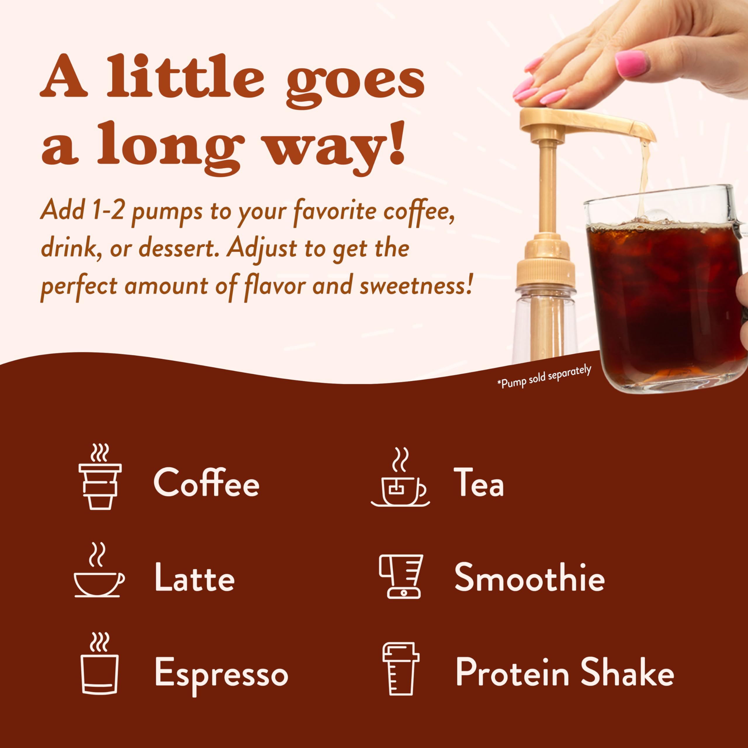 Jordan's Skinny Mixes Sugar Free Coffee Syrup, Holiday Fall Syrup Trio Coffee Flavoring Syrup, Zero Calorie Drink Mix for Lattes, Baking, Protein Shake, Dairy & Gluten Free, Kosher,12.7 Fl Oz, 3 Pack