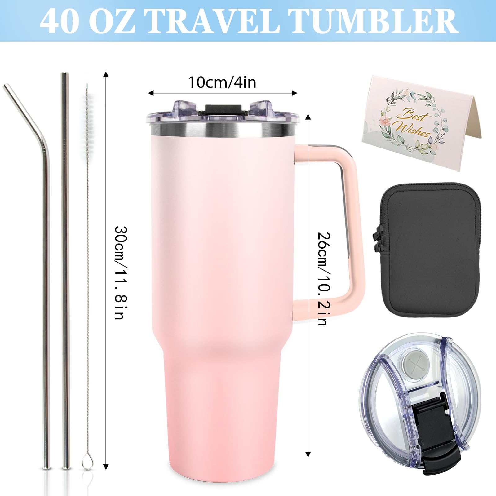 Personalized Tumbler Custom Coffee Tumbler Laser Engrave with Name 20 Oz Stainless Steel Travel Tumbler Cup Mug Personalized Gifts for Birthday Christmas Anniversary for Men Women Kids