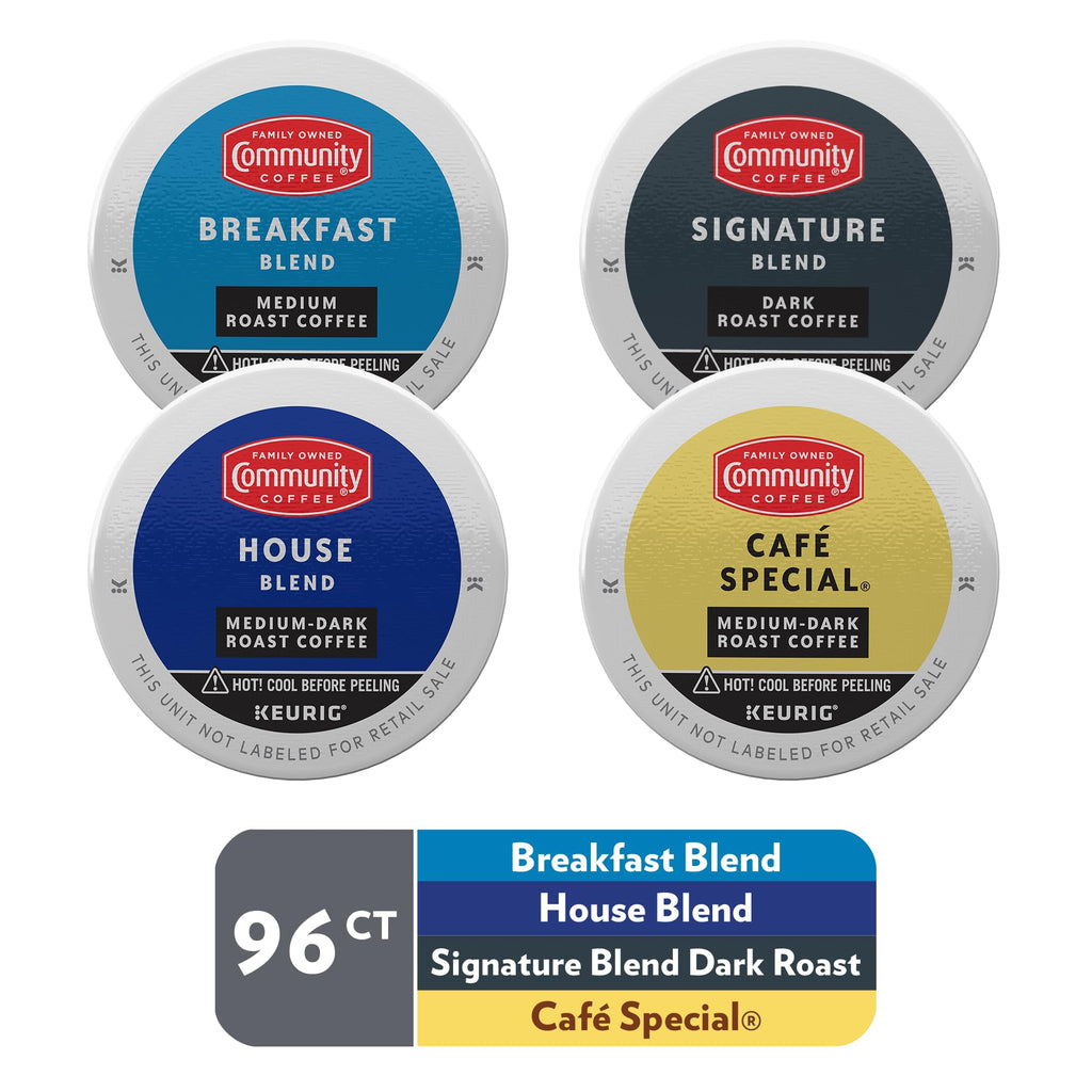 Community Coffee Café Special Medium-Dark Roast Single Serve Keurig K-Cup Pods 32 ct Box