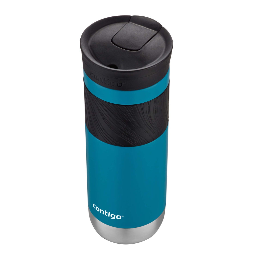 Contigo Byron Vacuum-Insulated Stainless Steel Travel Mug with Leak-Proof Lid Reusable Coffee Mug or Water Bottle BPA-Free 16oz Licorice Keeps Beverages Hot for 6 Hours or Cold for 12 Hours