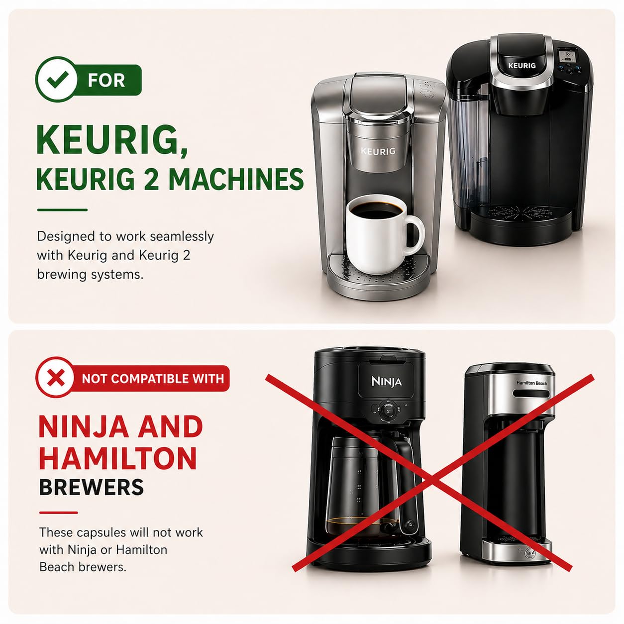 Fabula USDA Organic Coffee Pods for Keurig, Keurig 2 Machines, Medium Roast, Low Acid Coffee K-Cups, 24 Ct, Single Origin - Mold Free - Non-GMO Kcups, Compostable, Biodegradable