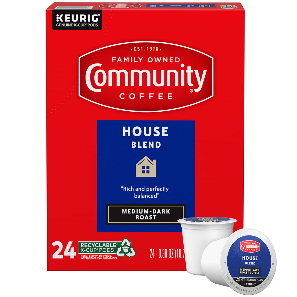 Community Coffee Café Special Medium-Dark Roast Single Serve Keurig K-Cup Pods 32 ct Box
