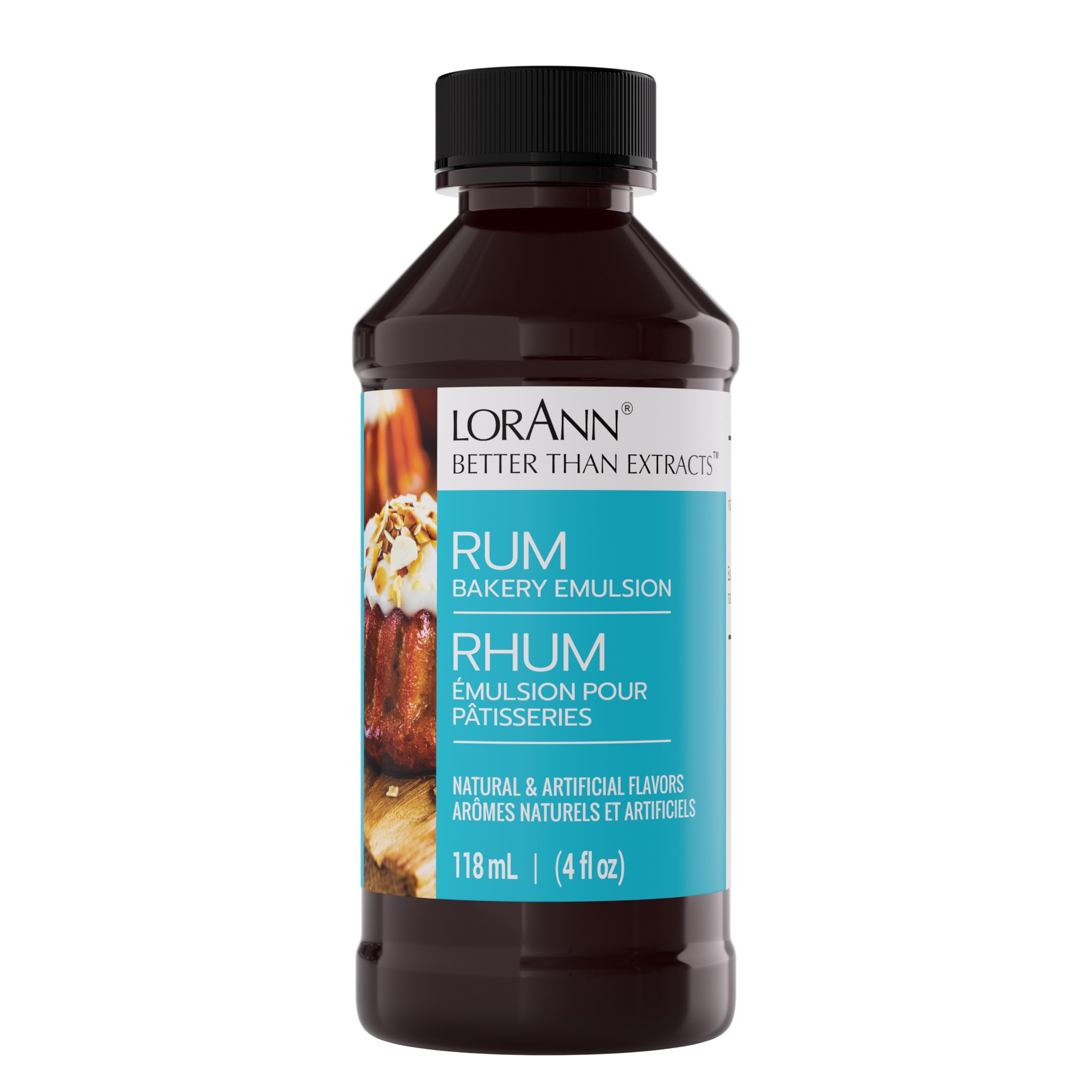 LorAnn Oils Coffee Bakery Emulsion: True Essence, Ideal for Boosting Fruit Tones in Cakes, Cookies & Desserts, Gluten-Free, Keto-Friendly, Extract Substitute Essential for Your Kitchen, 4 Oz