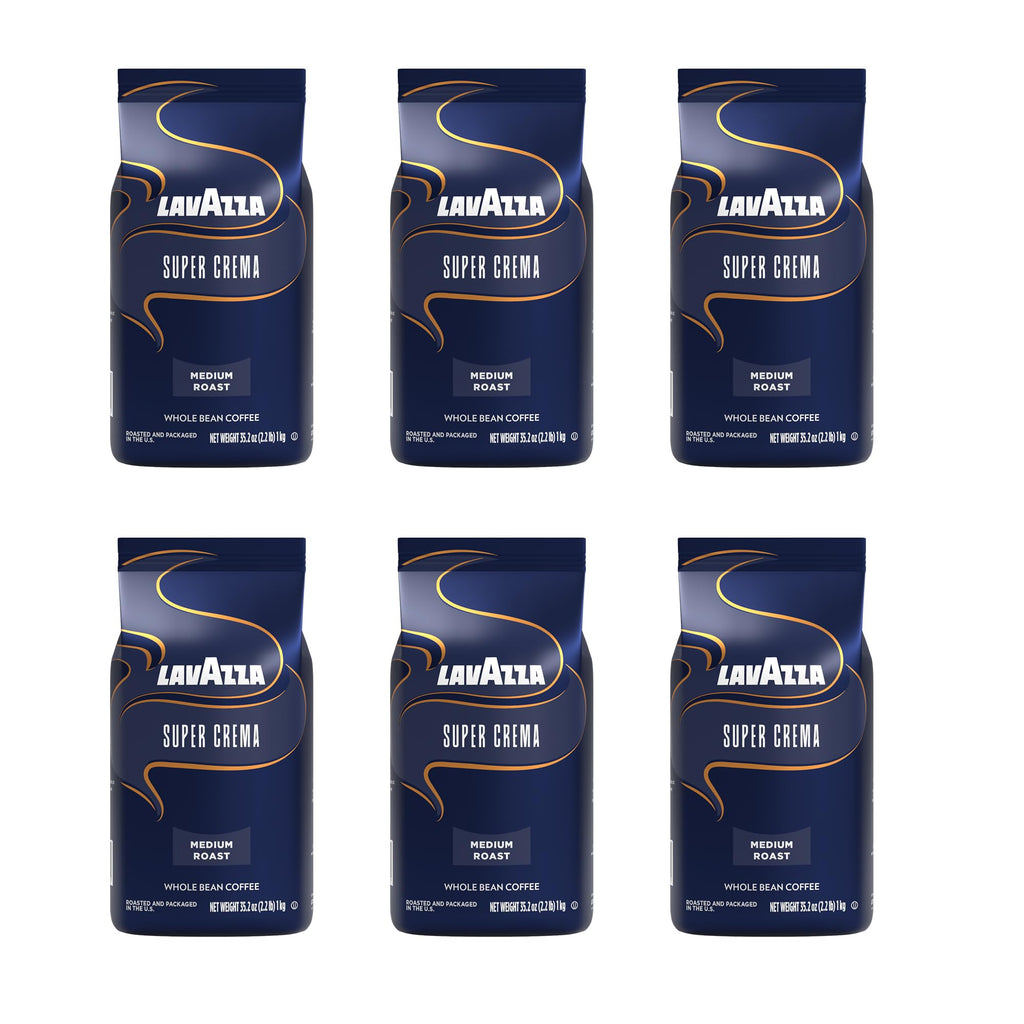 Lavazza Espresso Whole Bean Coffee, Medium Roast, 100% Arabica, 2.2 lb Bag (Pack of 1)