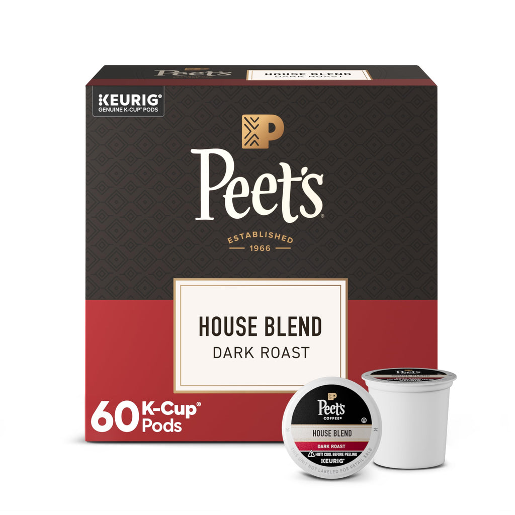 Peet's Coffee, Dark Roast Keurig K-Cup Pods, 100% Arabica Coffee - Major Dickason's Blend 75 Count (1 Box of 75 Pods)