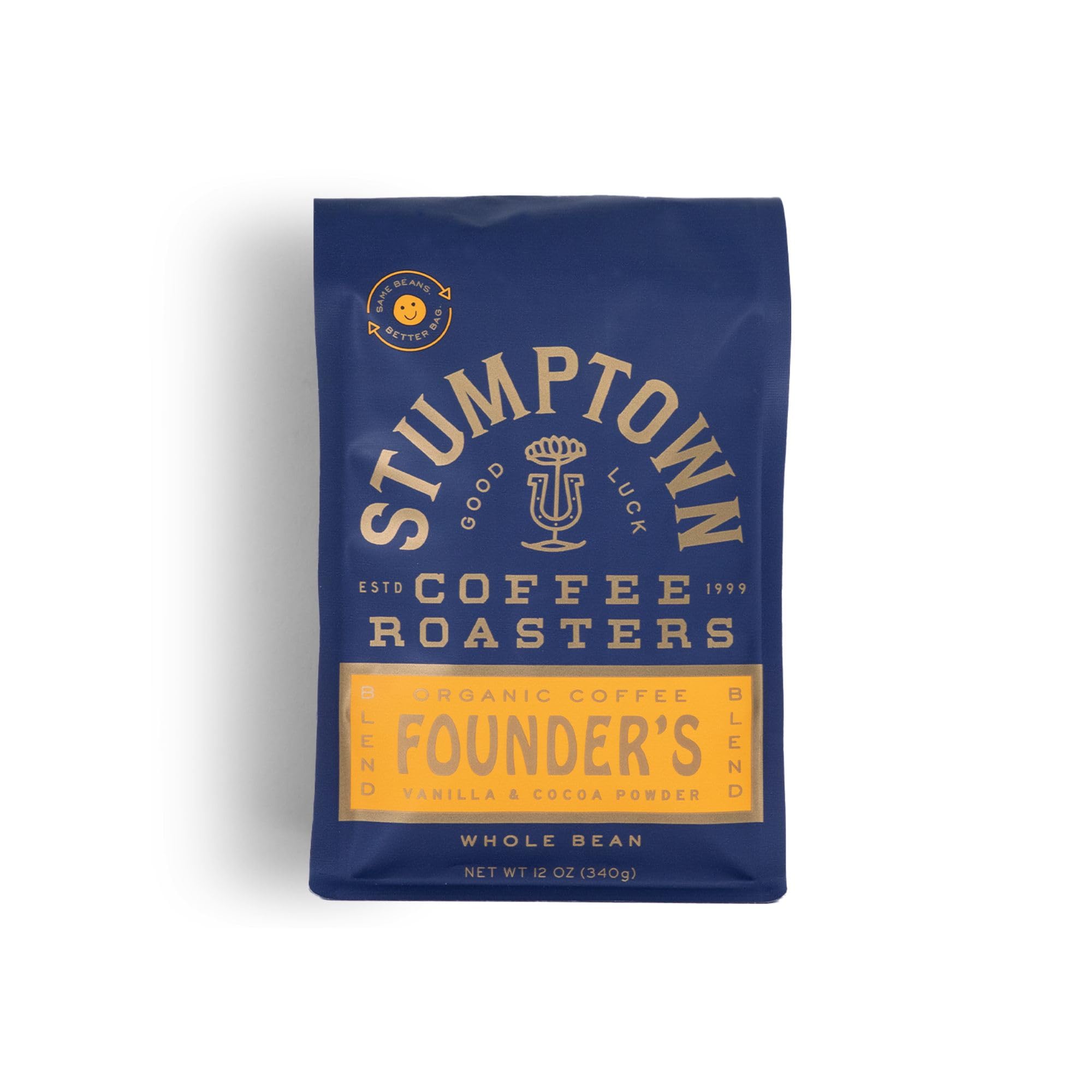 Stumptown Coffee Roasters, Medium Roast Whole Bean Coffee, 100% Arabica Coffee - Hair Bender 12 Ounce Bag with Flavor Notes of Citrus and Dark Chocolate