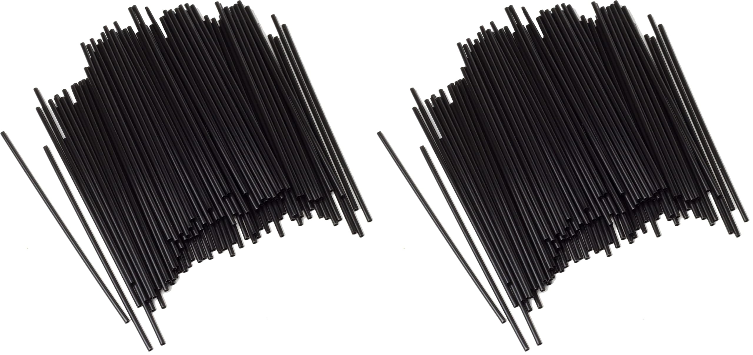 Chef Craft 5 Inch Coffee Stirrer Straws-Set of 150, Pack of 1, black