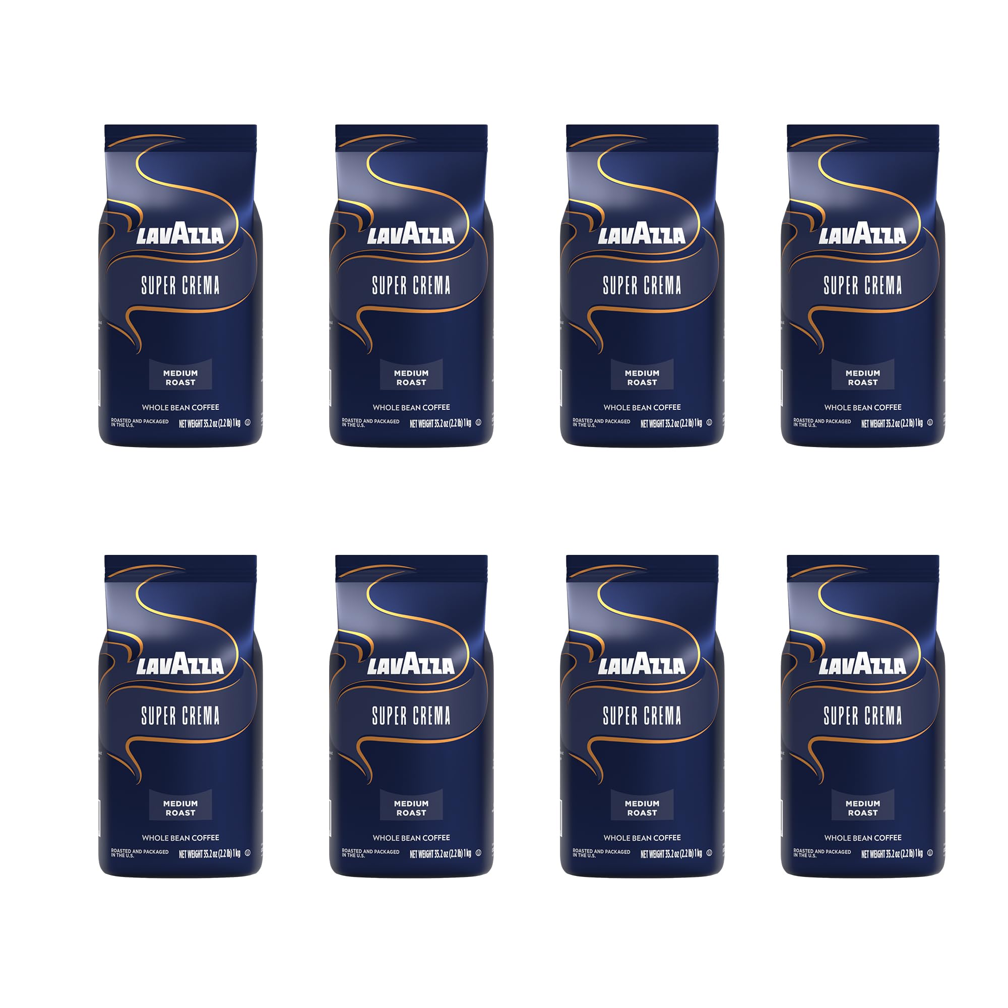 Lavazza Espresso Whole Bean Coffee, Medium Roast, 100% Arabica, 2.2 lb Bag (Pack of 1)