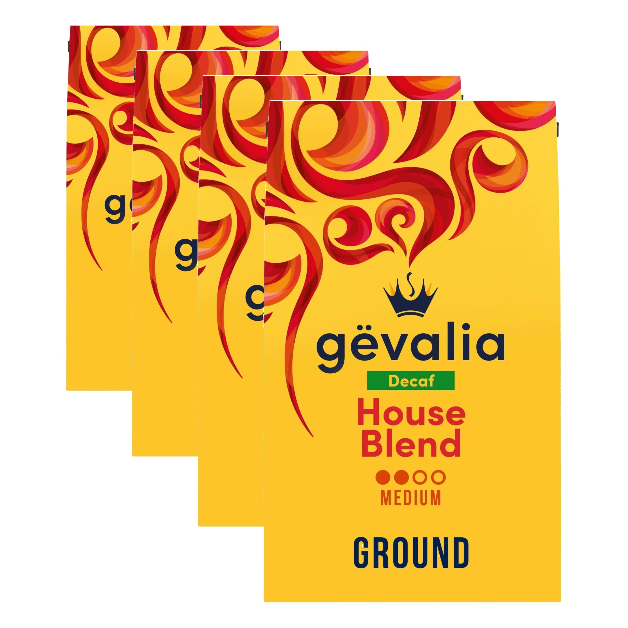 Gevalia House Blend Medium Roast 100% Arabica Ground Coffee, for a Keto and Low Carb Lifestyle, 20 oz Bag