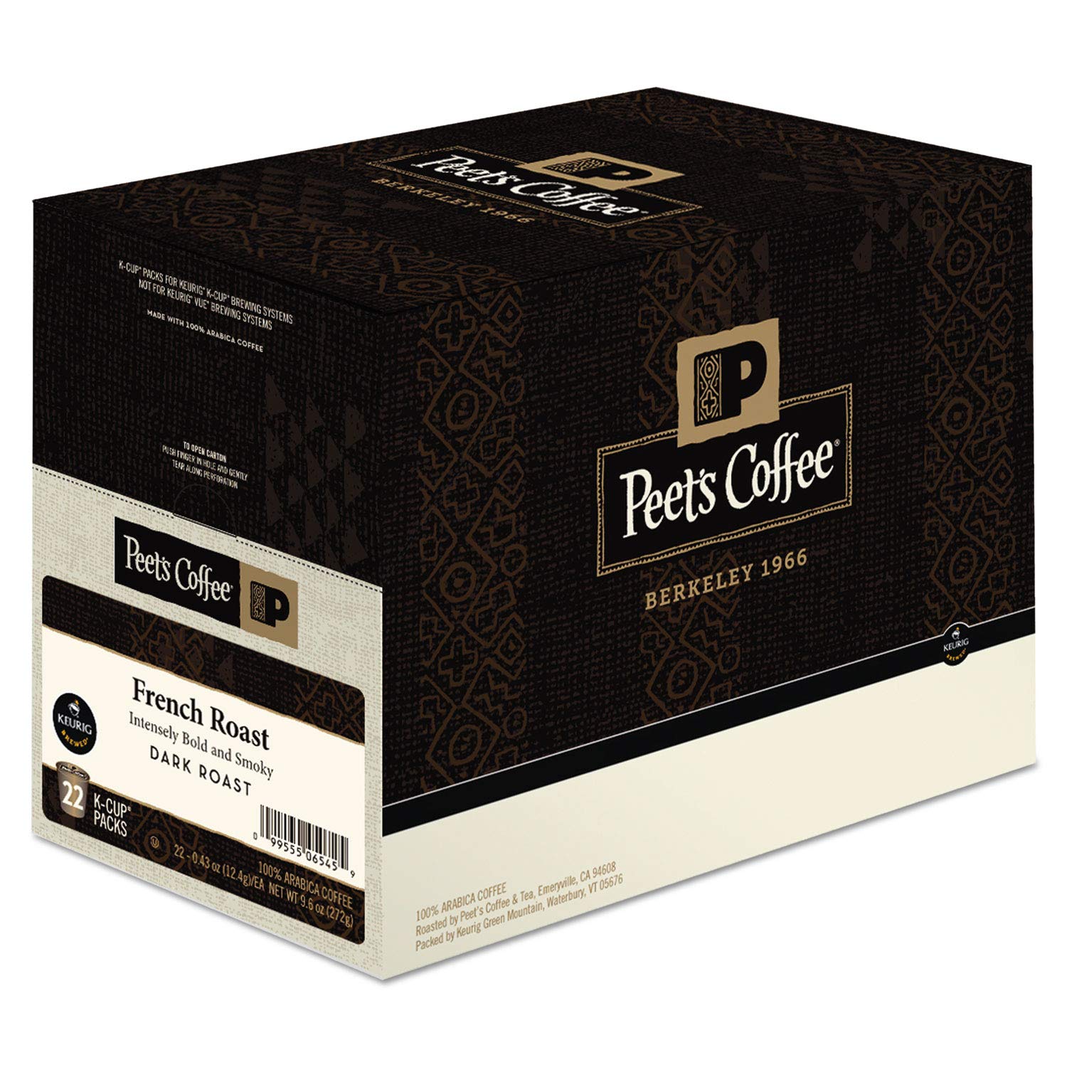 Peet's Coffee, Dark Roast Keurig K-Cup Pods, 100% Arabica Coffee - Major Dickason's Blend 75 Count (1 Box of 75 Pods)