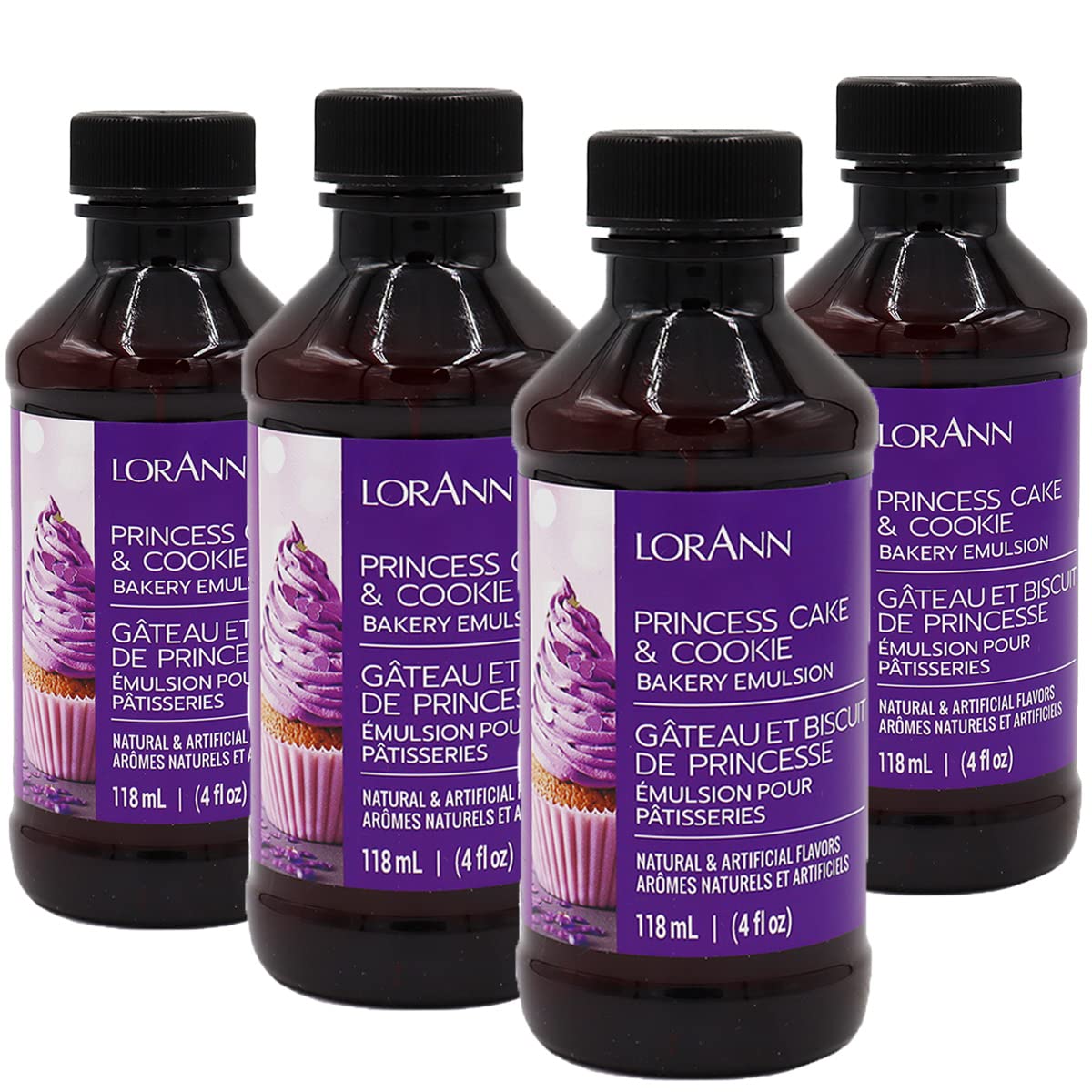 LorAnn Oils Coffee Bakery Emulsion: True Essence, Ideal for Boosting Fruit Tones in Cakes, Cookies & Desserts, Gluten-Free, Keto-Friendly, Extract Substitute Essential for Your Kitchen, 4 Oz