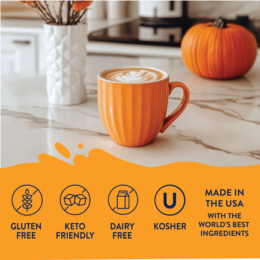 Jordan's Skinny Mixes Sugar Free Coffee Syrup, Holiday Fall Syrup Trio Coffee Flavoring Syrup, Zero Calorie Drink Mix for Lattes, Baking, Protein Shake, Dairy & Gluten Free, Kosher,12.7 Fl Oz, 3 Pack
