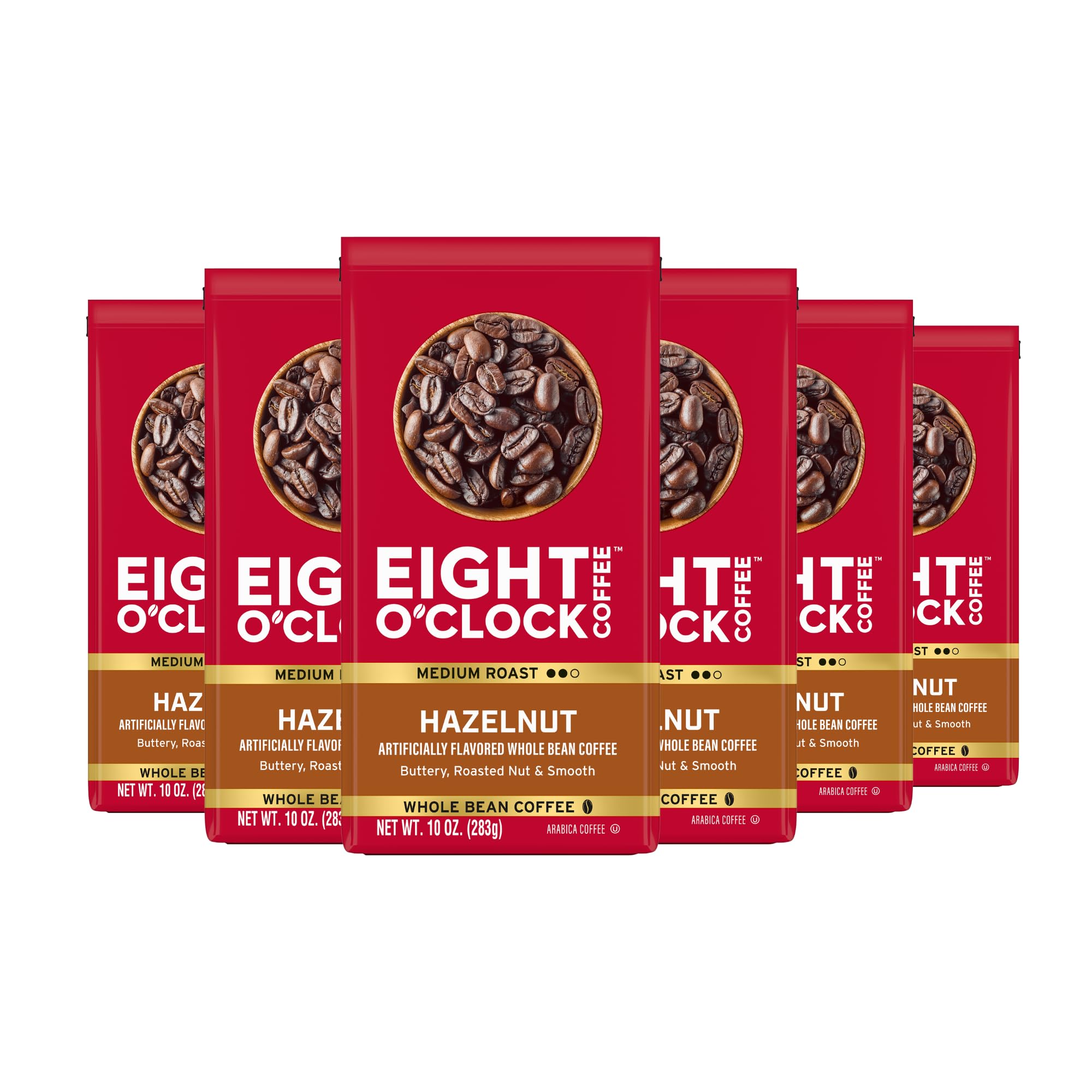 Eight O'Clock Coffee The Original, Medium Roast Whole Bean Coffee, Sweet, Fruity, Well Balanced, 30 Ounce (Pack of 1)