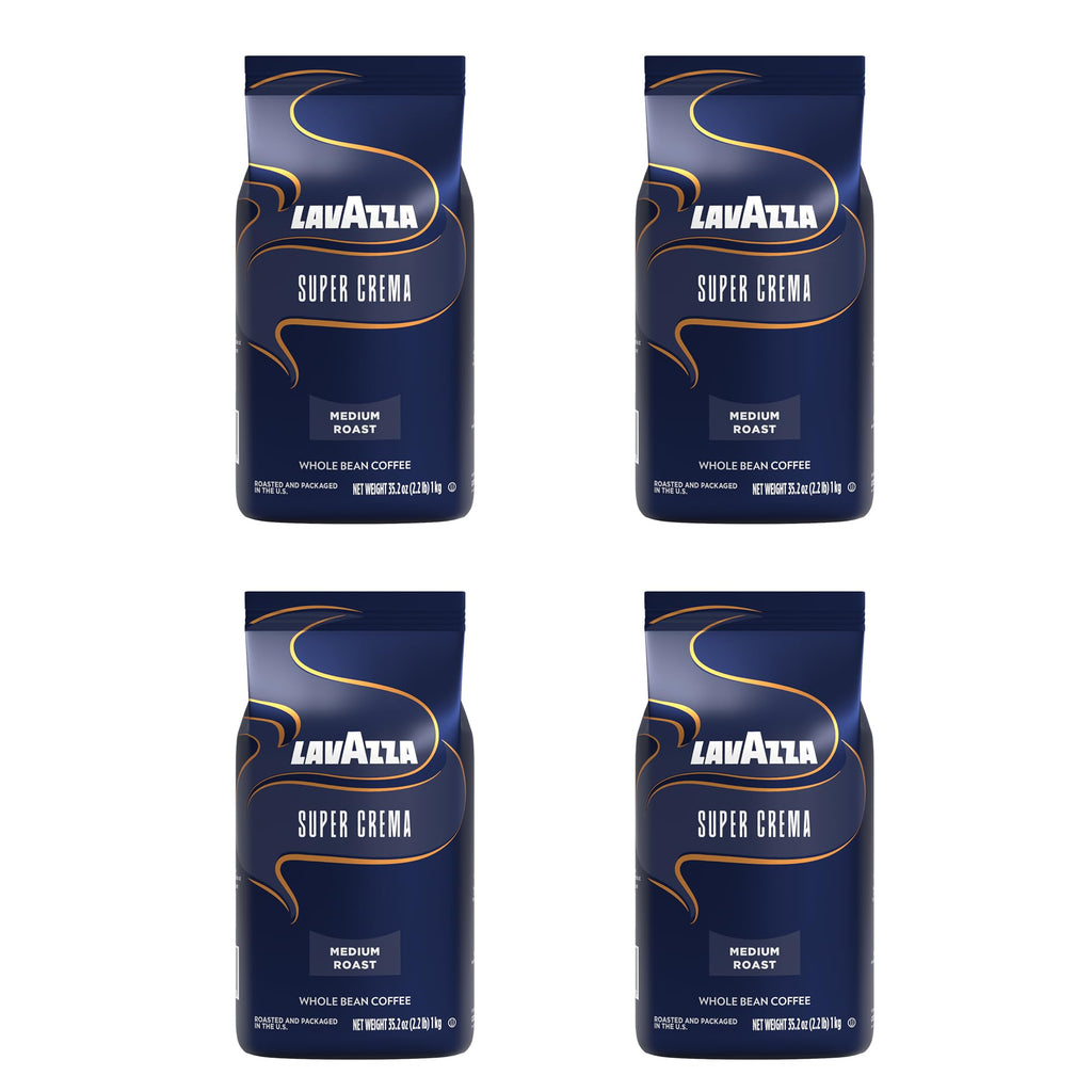 Lavazza Espresso Whole Bean Coffee, Medium Roast, 100% Arabica, 2.2 lb Bag (Pack of 1)