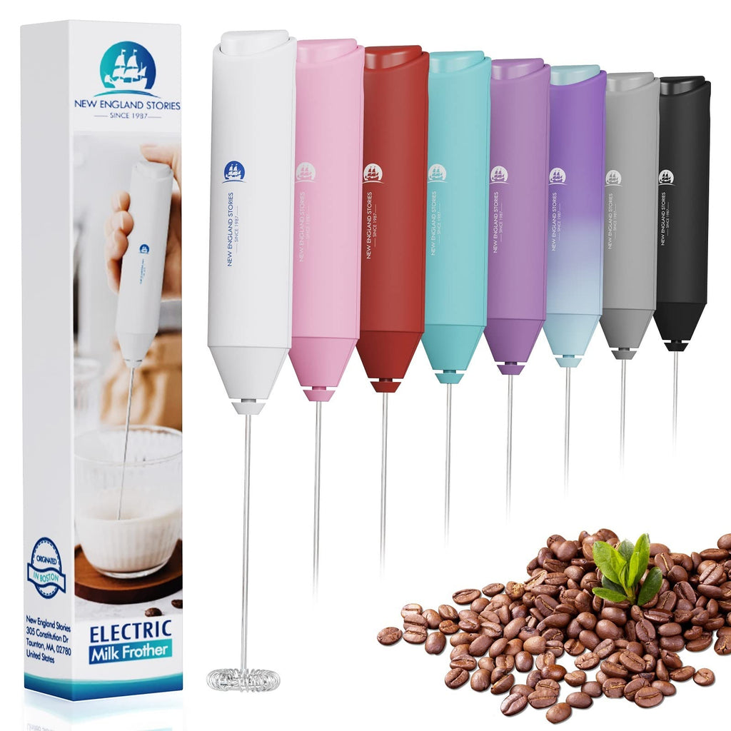 Powerful Milk Frother Handheld Foam Maker, Mini Whisk Drink Mixer for Coffee, Cappuccino, Latte, Matcha, Hot Chocolate, No Stand, Green