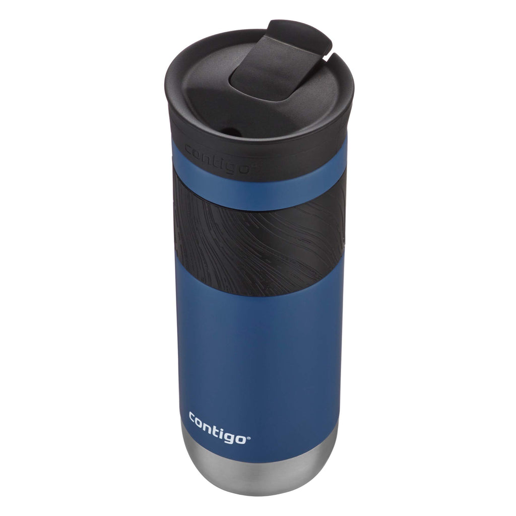 Contigo Byron Vacuum-Insulated Stainless Steel Travel Mug with Leak-Proof Lid Reusable Coffee Mug or Water Bottle BPA-Free 16oz Licorice Keeps Beverages Hot for 6 Hours or Cold for 12 Hours