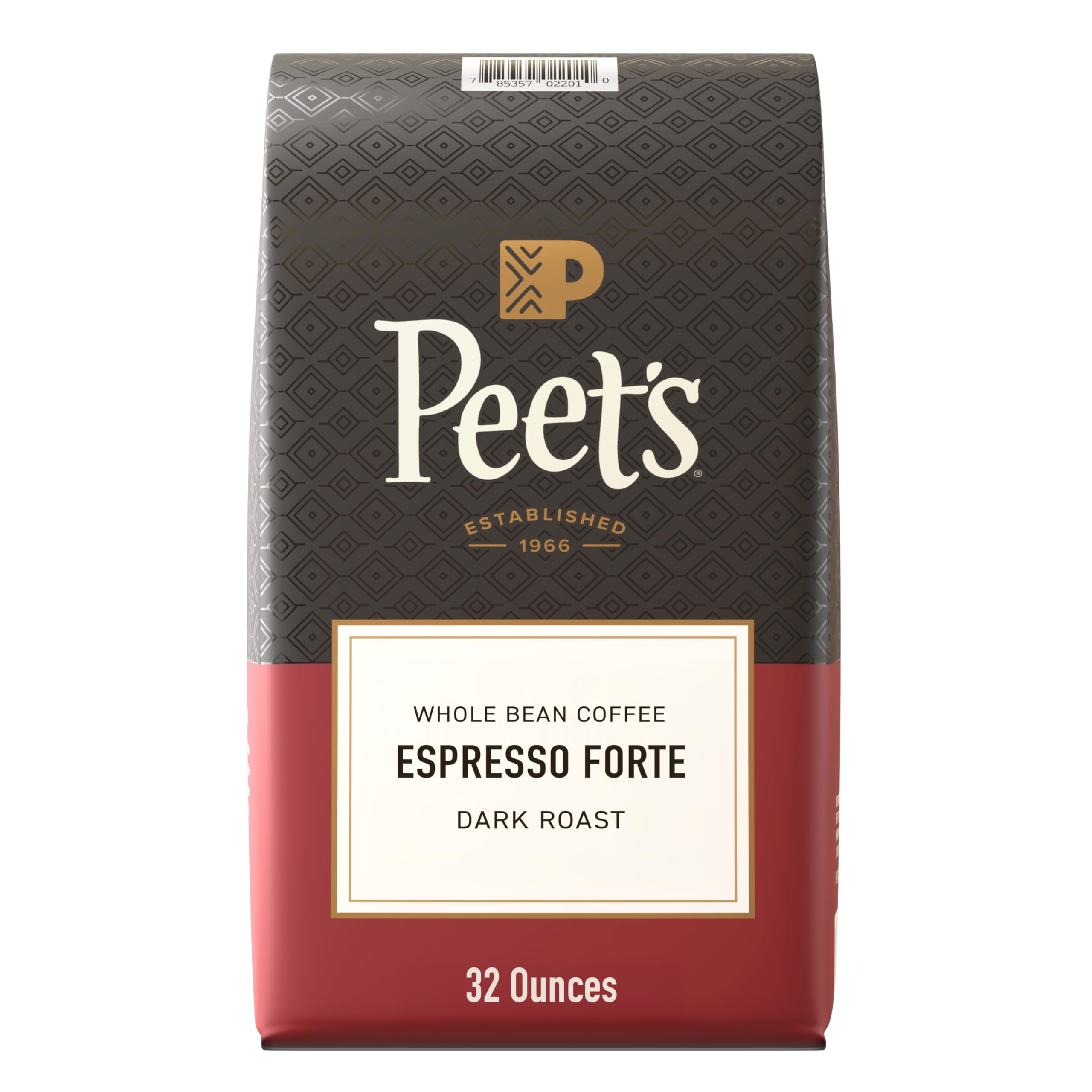 Peet's Coffee, Dark Roast Whole Bean Coffee, 100% Arabica Coffee - Major Dickason's Blend 18 Ounce Bag