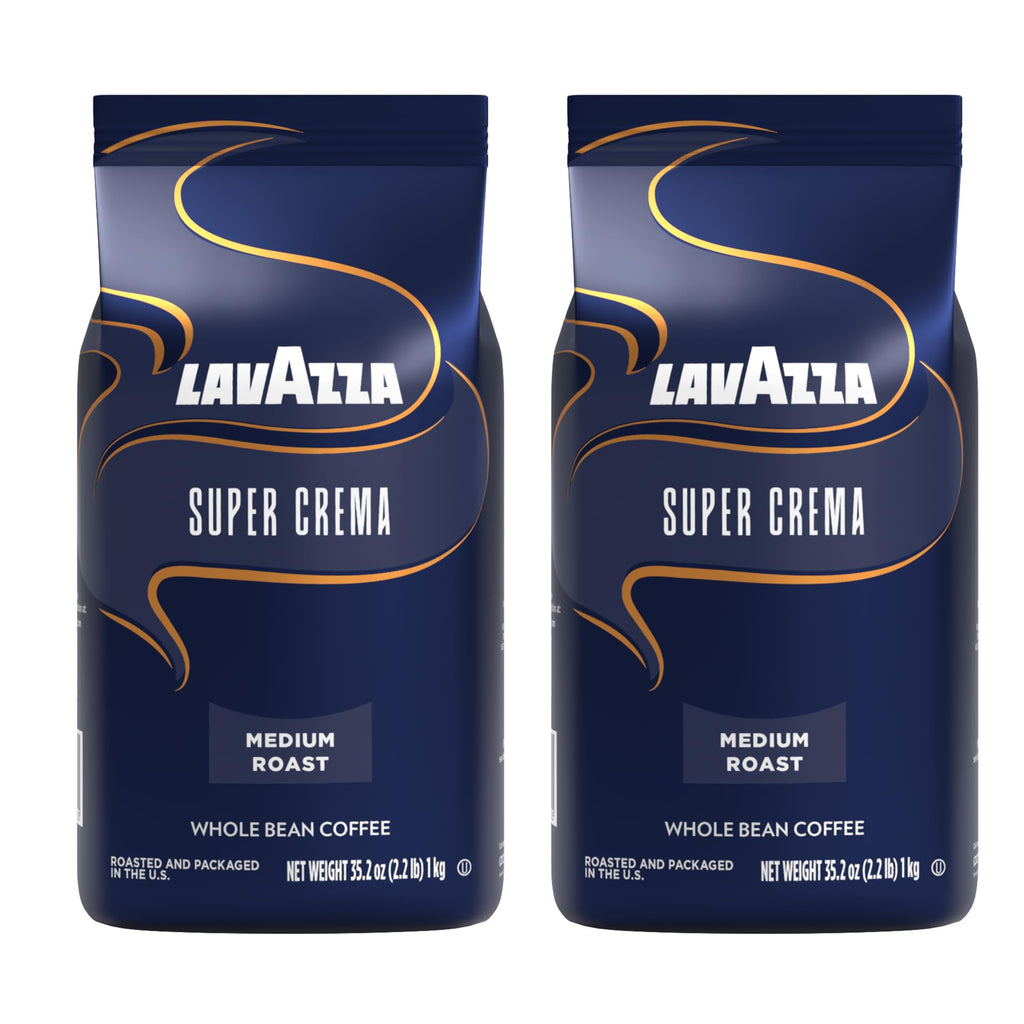 Lavazza Espresso Whole Bean Coffee, Medium Roast, 100% Arabica, 2.2 lb Bag (Pack of 1)