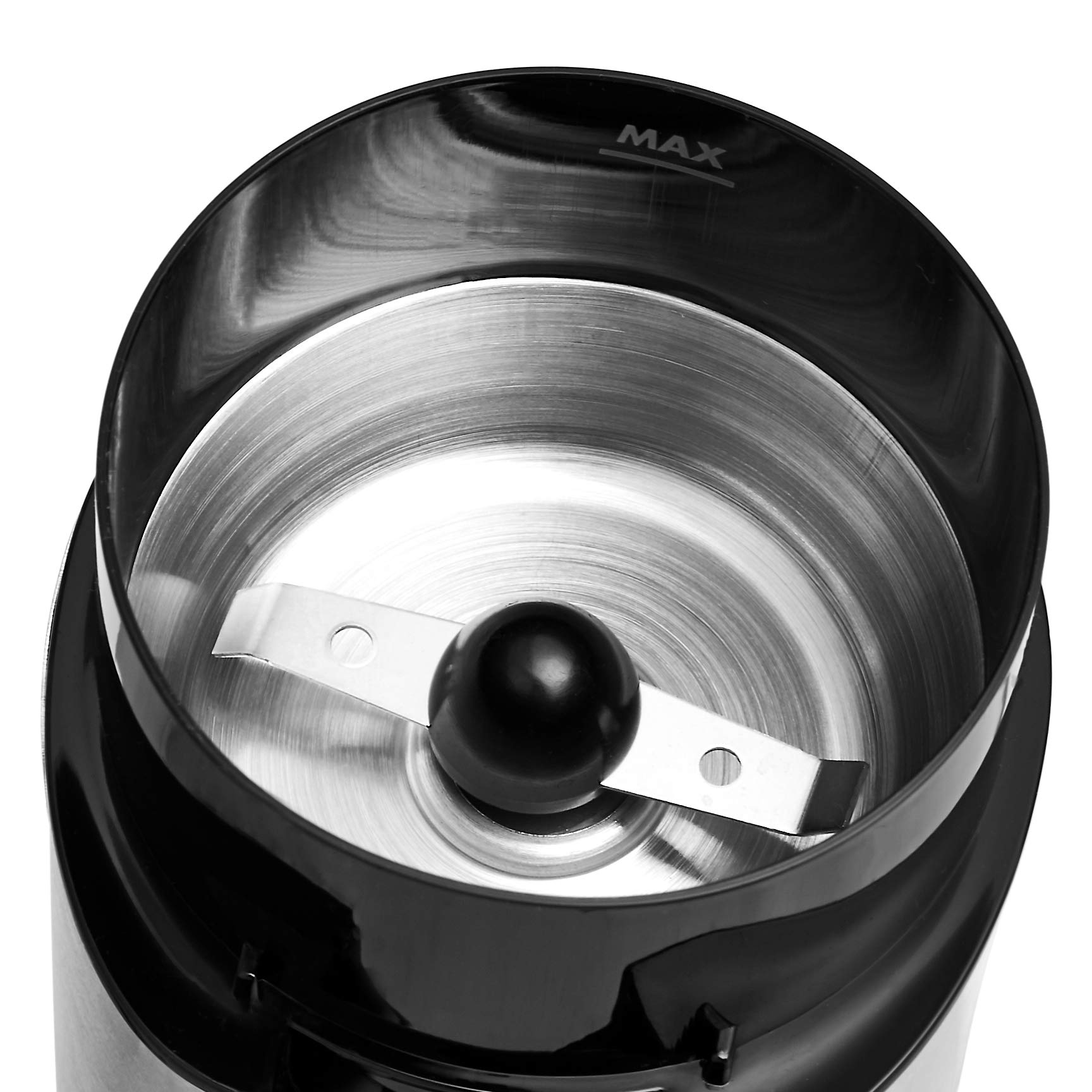 Amazon Basics Fast Electric Coffee Grinder for Home Use, Easy to Use Coffee Bean and Spice Grinder with Heavy-Duty Stainless Steel Grind Blades