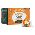 Four Sigmatic Mushroom Coffee K-Cups | Organic Dark Roast Coffee with Lion’s Mane Mushroom Powder & Yacon | Focus & Immune Support | Vegan & Keto | Sustainable Pods | 24 Count