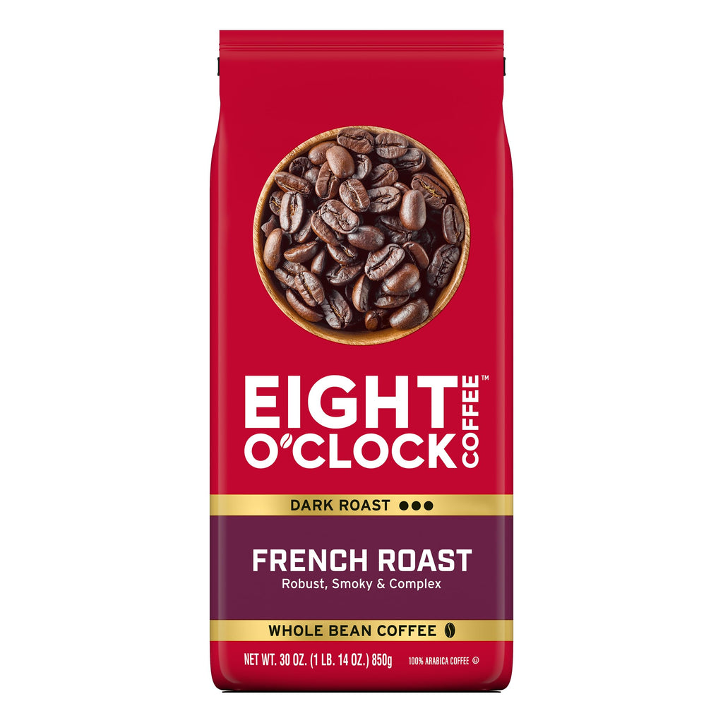 Eight O'Clock Coffee The Original, Medium Roast Whole Bean Coffee, Sweet, Fruity, Well Balanced, 30 Ounce (Pack of 1)