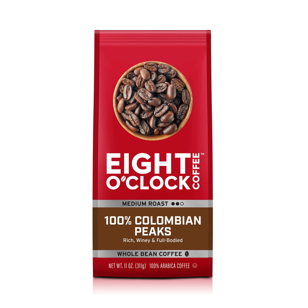 Eight O'Clock Coffee The Original, Medium Roast Whole Bean Coffee, Sweet, Fruity, Well Balanced, 30 Ounce (Pack of 1)