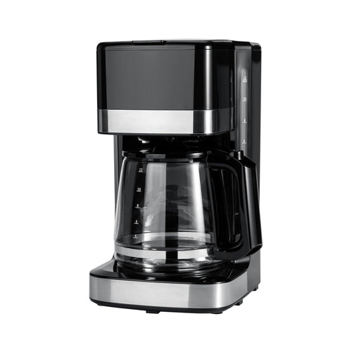 Amazon Basics 5 Cup Drip Coffee Maker with Glass Coffee Pot (0.8 Qt), Auto Shut-off, Auto Pause, Removable Filter Basket, Matte Black