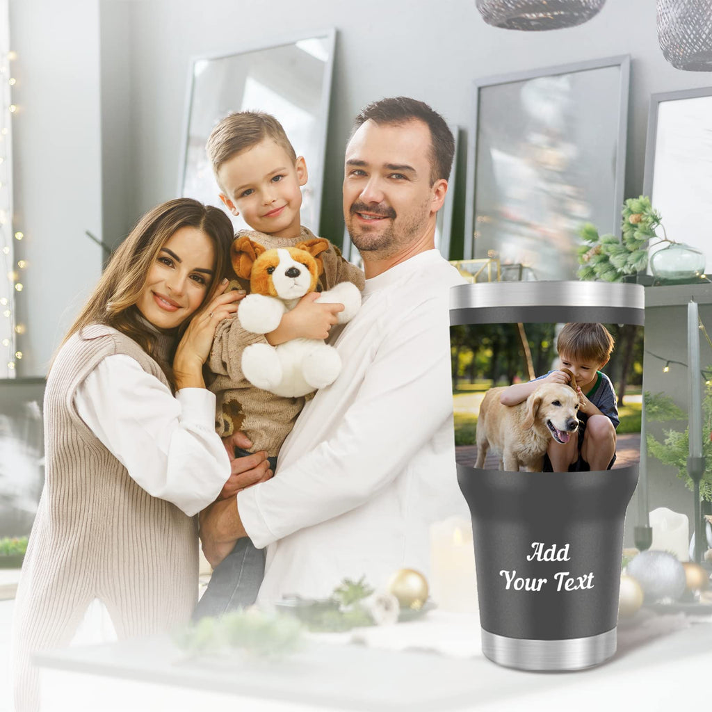 Personalized Tumbler Custom Coffee Tumbler Laser Engrave with Name 20 Oz Stainless Steel Travel Tumbler Cup Mug Personalized Gifts for Birthday Christmas Anniversary for Men Women Kids