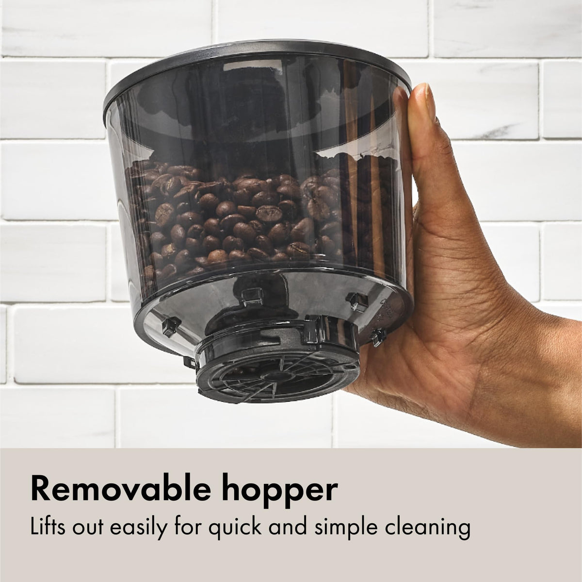 OXO Brew Conical Burr Coffee Grinder - Storm Blue, Stainless Steel Burrs, One-Touch Automatic Smart Grind