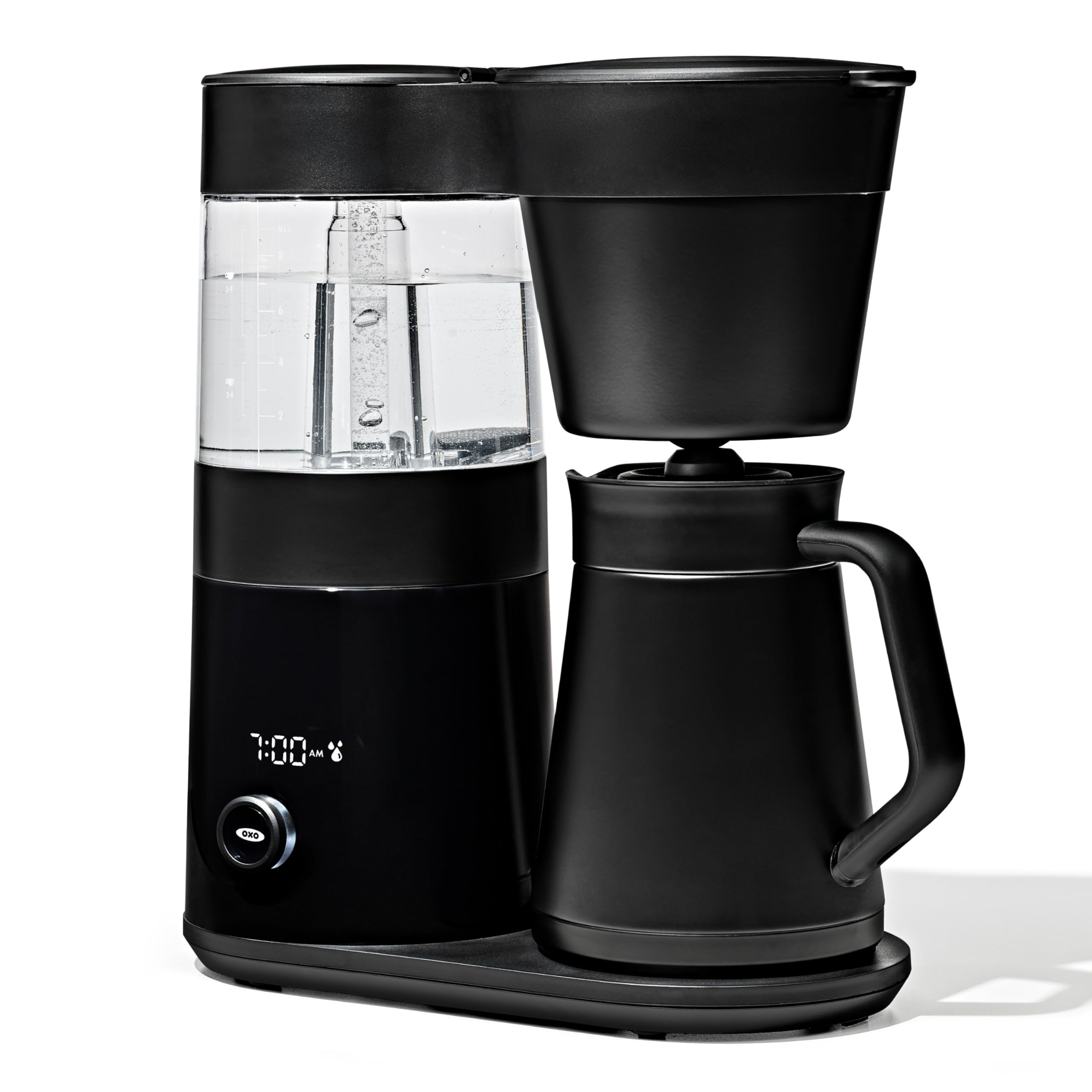 OXO Brew 9-Cup Coffee Maker – Stainless Steel, Programmable Coffee Machine with Single Serve or Full Carafe Options, SCA Certified Home Brewer