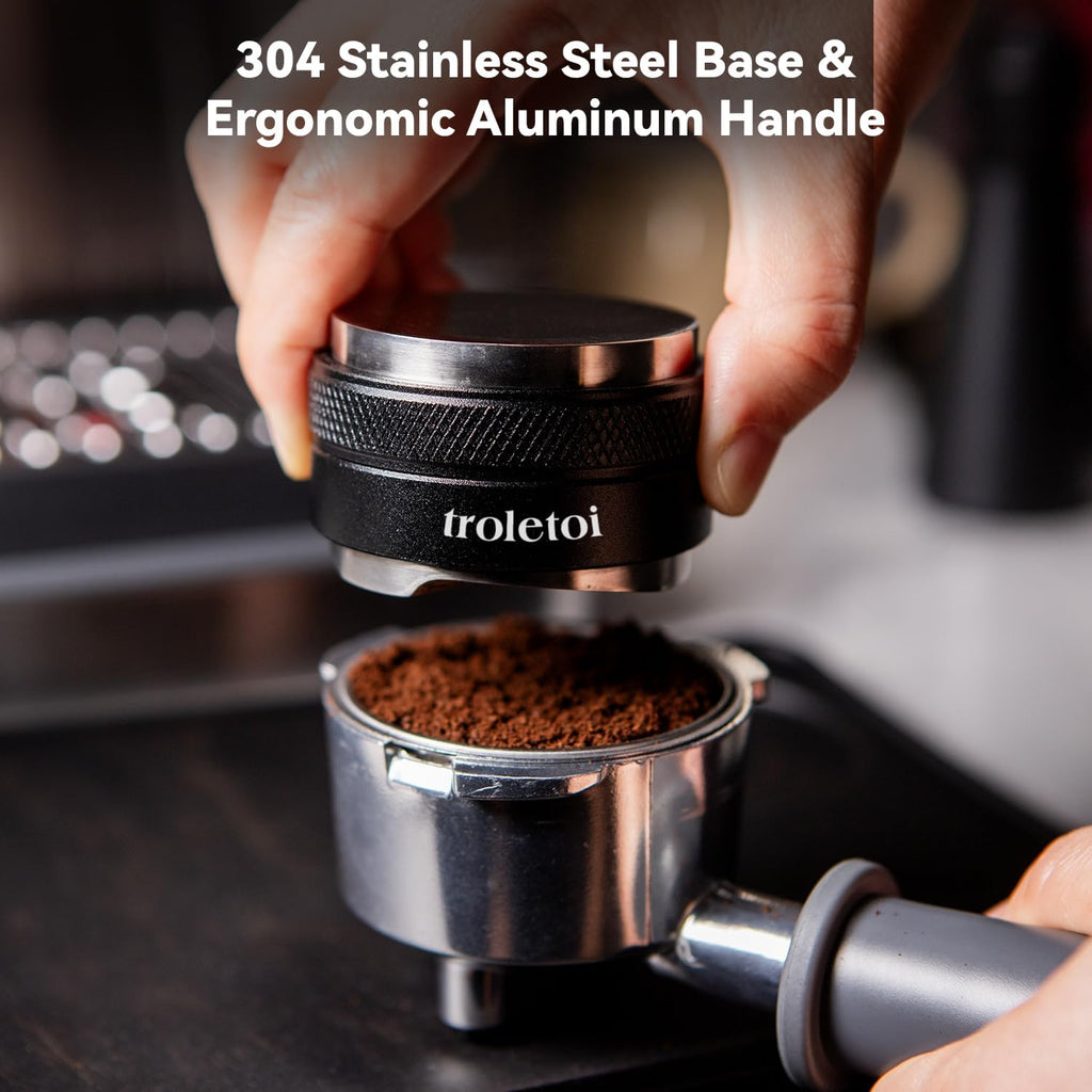 54mm Espresso Accessories Kit – Coffee Distributor & Tamper Leveler, WDT Tool, Dosing Funnel and Puck Screen, Fits Breville 54mm Espresso Machines, Barista Espresso Machine Accessories