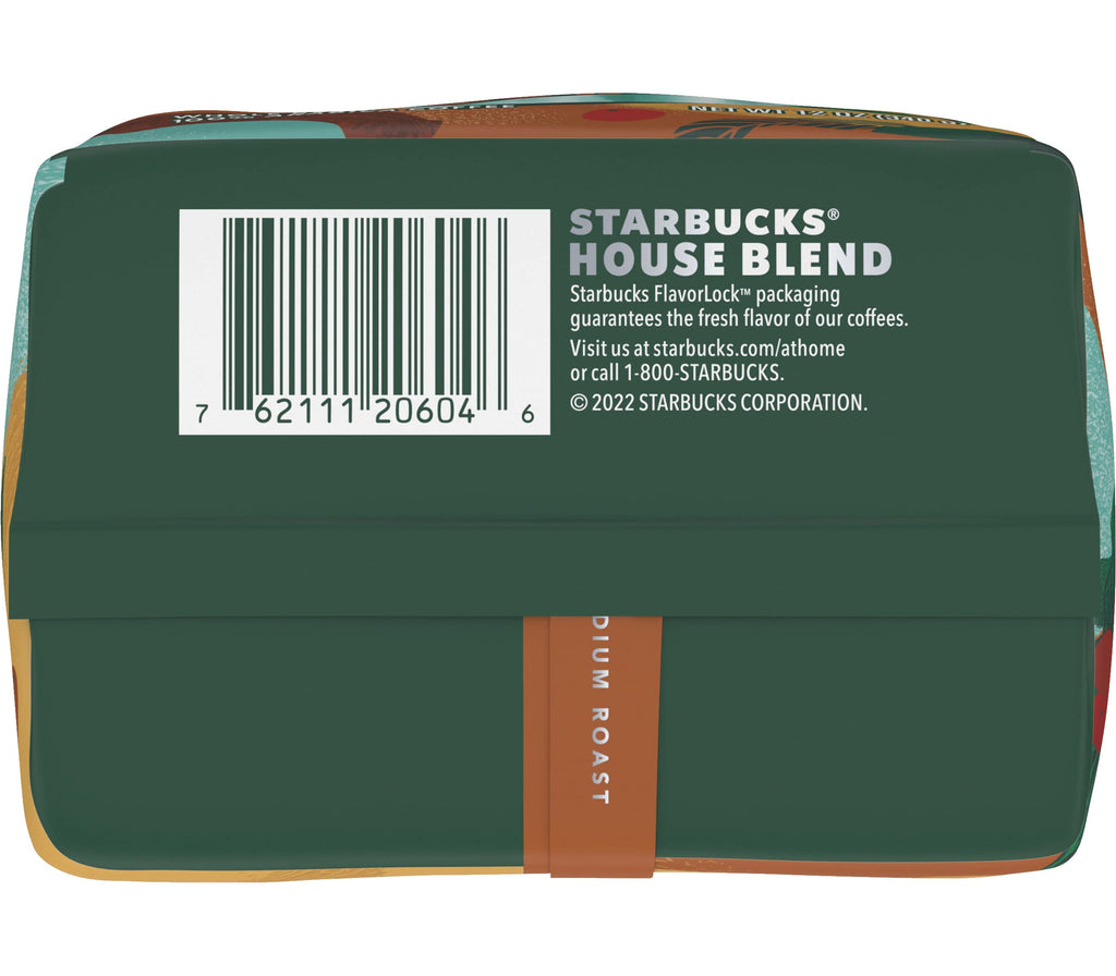 Starbucks Whole Coffee Beans, Medium Roast Hot or Iced Coffee, Pike Place Roast, 28 oz