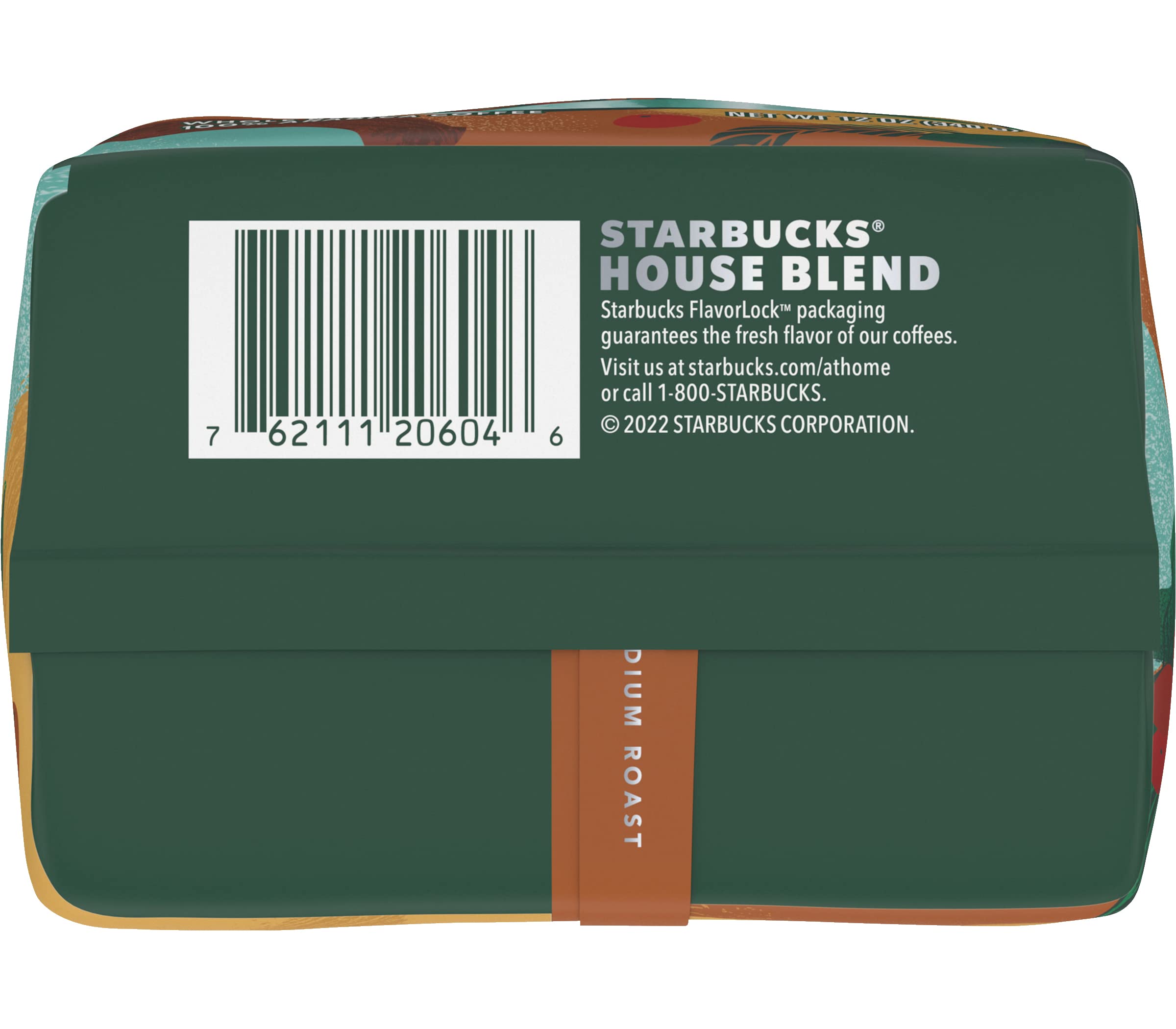 Starbucks Whole Coffee Beans, Medium Roast Hot or Iced Coffee, Pike Place Roast, 28 oz