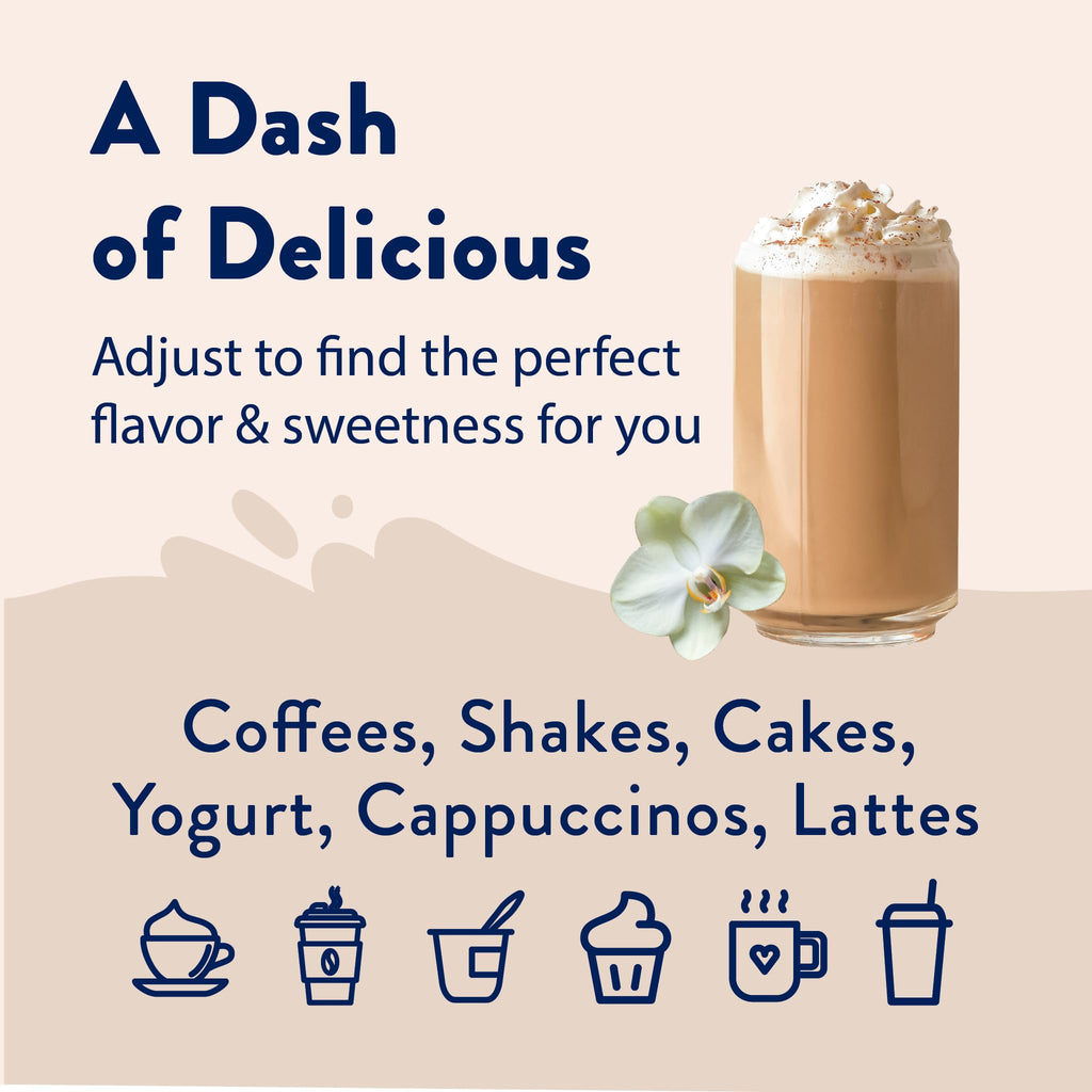 Jordan's Skinny Mixes Sugar Free Coffee Syrup, Cinnamon Dolce Coffee Flavoring Syrup, Naturally Sweetened Zero Calorie Drink Mix, Lattes, Baking or Protein Shake, Dairy & Gluten Free, 12.7 Fl Oz