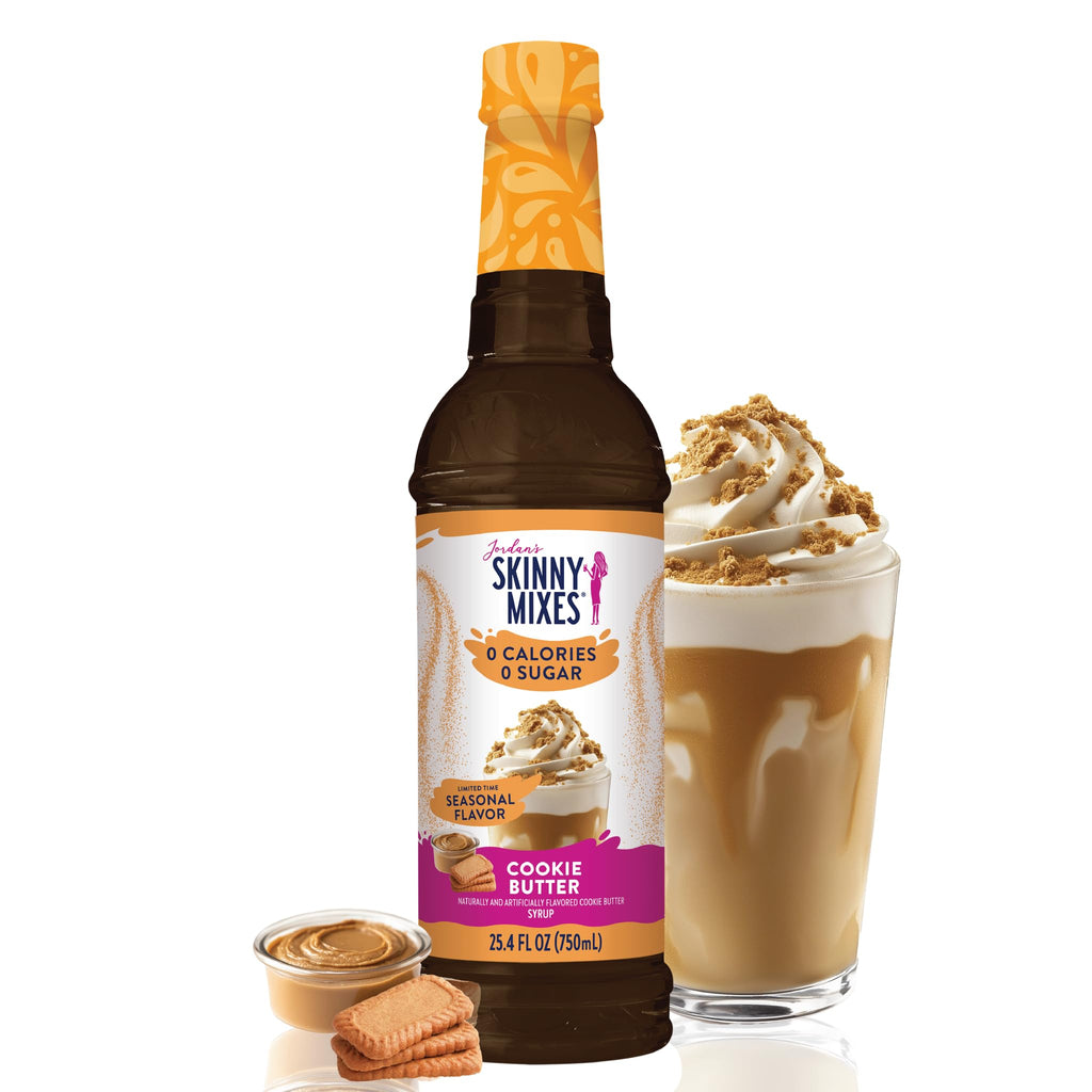 Jordan's Skinny Mixes Sugar Free Coffee Syrup, Holiday Fall Syrup Trio Coffee Flavoring Syrup, Zero Calorie Drink Mix for Lattes, Baking, Protein Shake, Dairy & Gluten Free, Kosher,12.7 Fl Oz, 3 Pack
