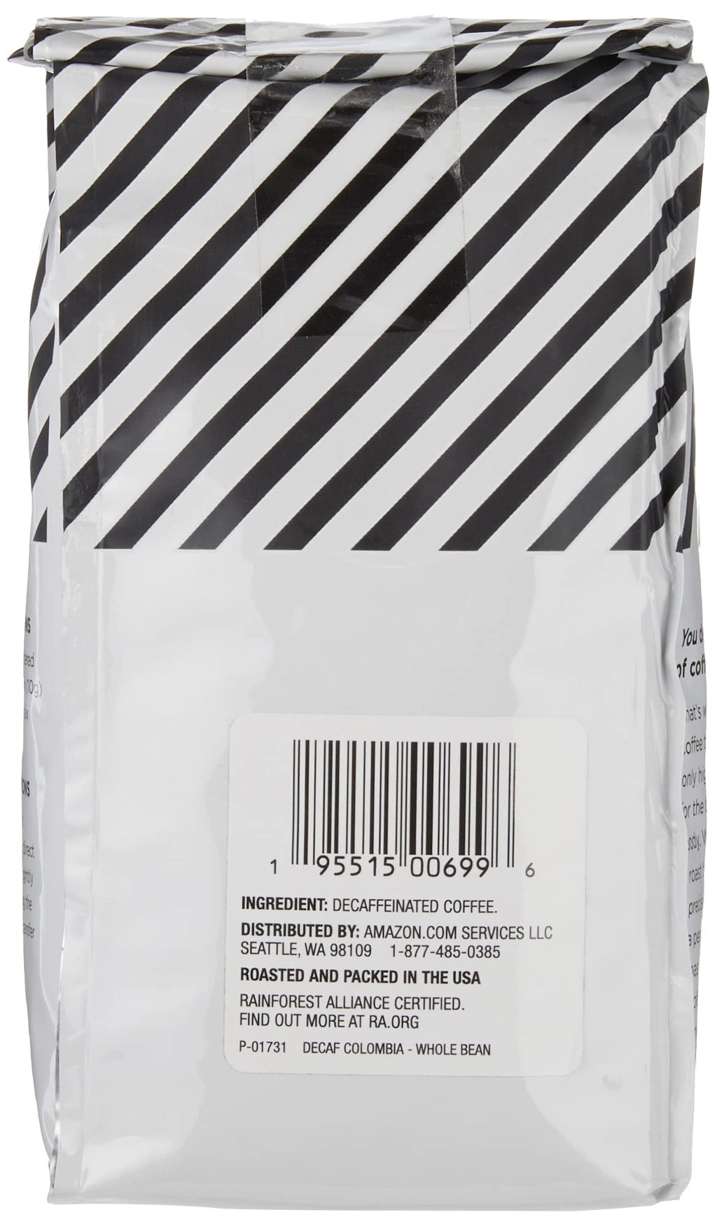 Amazon Fresh Colombia Whole Bean Coffee, Medium Roast, 12 Ounce