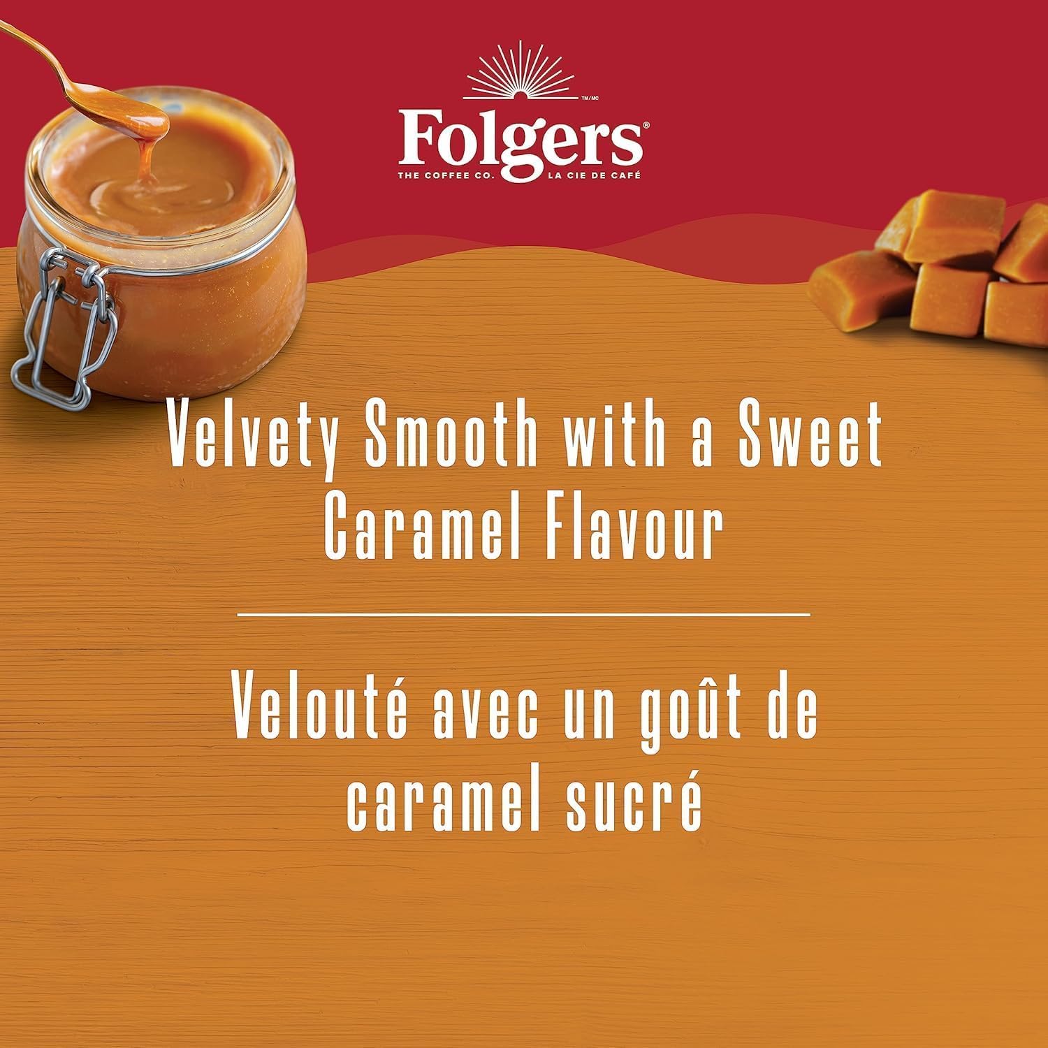 Folgers French Vanilla Artificially Flavored Coffee, Keurig K-Cup pods, 10 Count Box (Pack of 6)