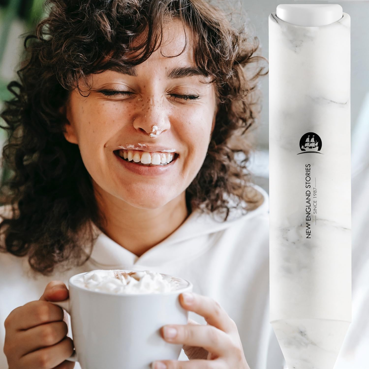 Powerful Milk Frother Handheld Foam Maker, Mini Whisk Drink Mixer for Coffee, Cappuccino, Latte, Matcha, Hot Chocolate, No Stand, Green